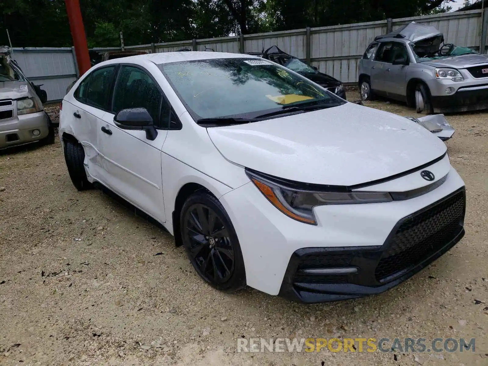 1 Photograph of a damaged car 5YFS4MCE5MP062601 TOYOTA COROLLA 2021