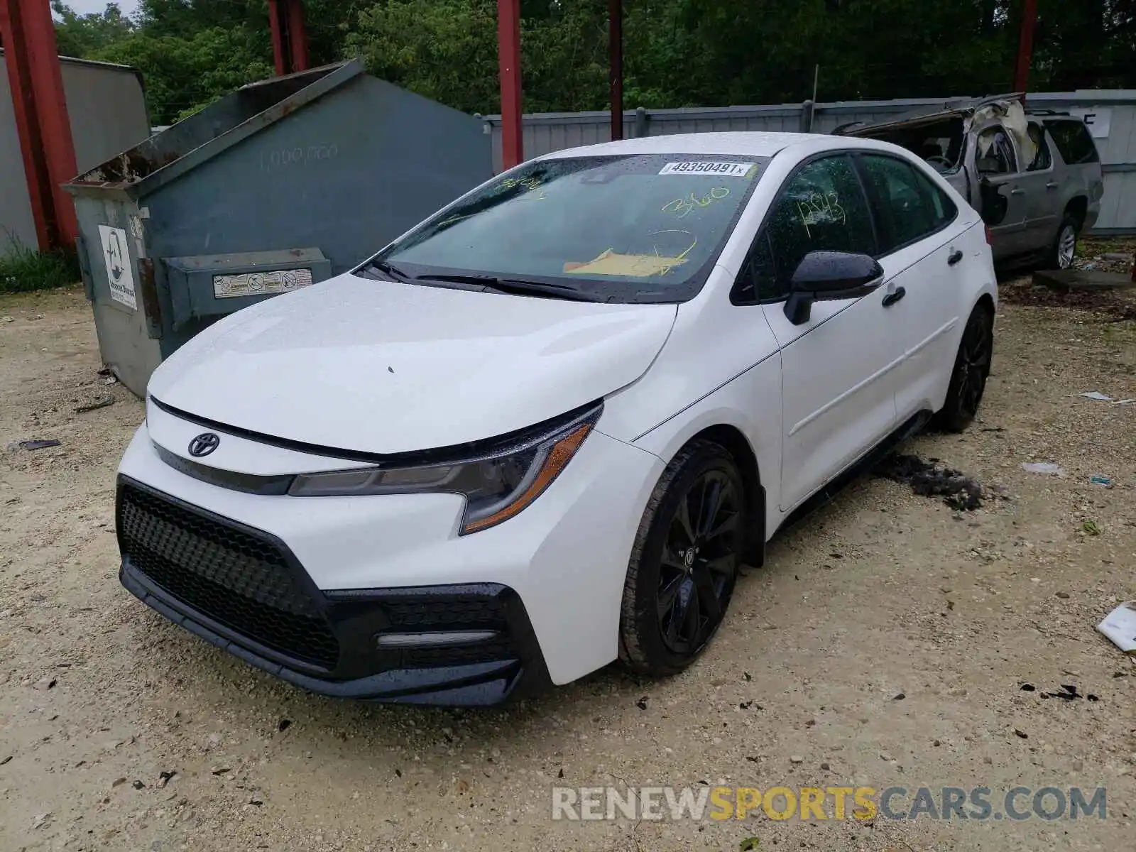 2 Photograph of a damaged car 5YFS4MCE5MP062601 TOYOTA COROLLA 2021