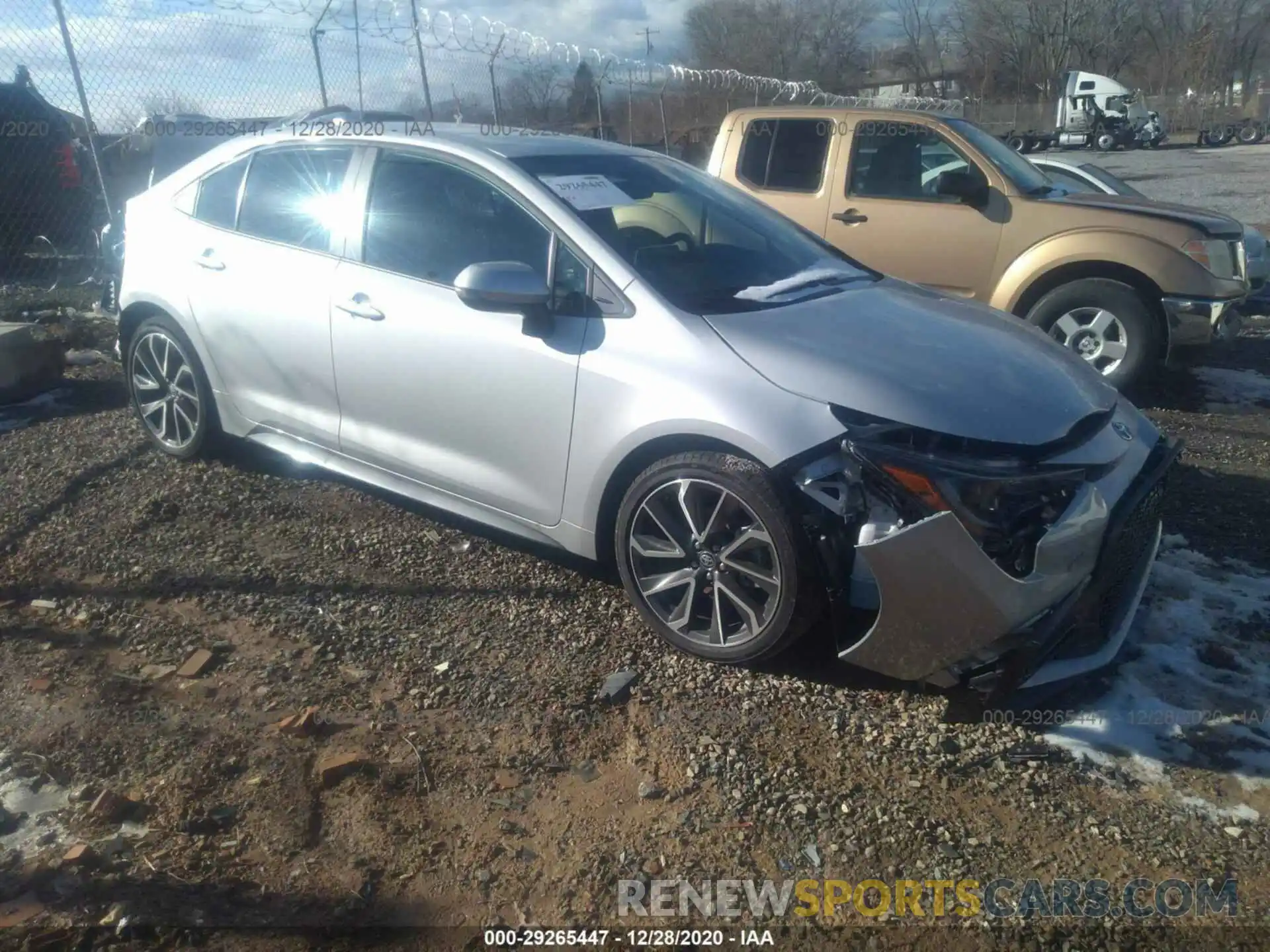 1 Photograph of a damaged car 5YFS4MCE5MP063621 TOYOTA COROLLA 2021