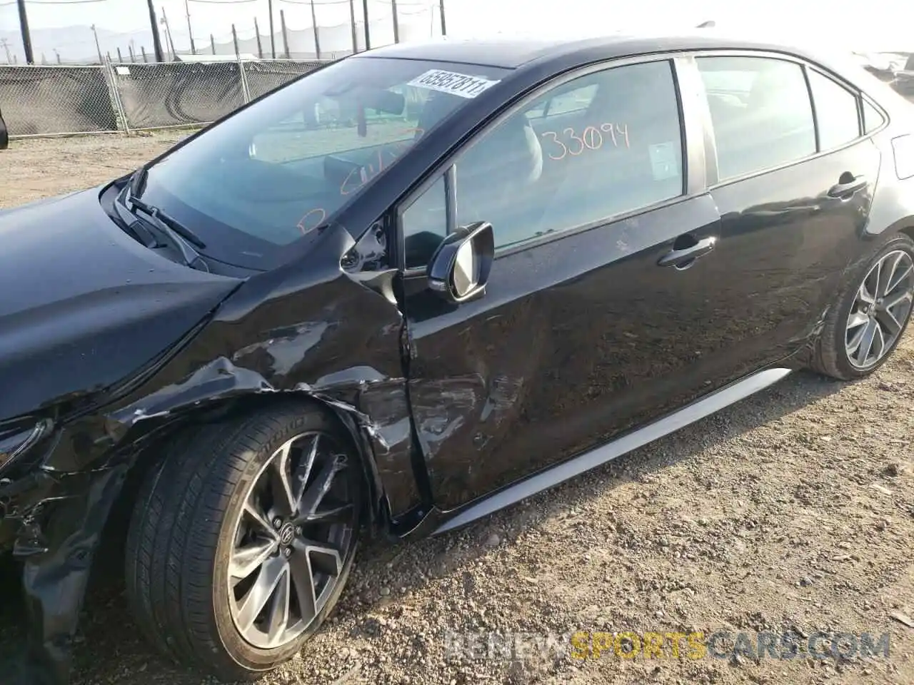 9 Photograph of a damaged car 5YFS4MCE5MP063683 TOYOTA COROLLA 2021