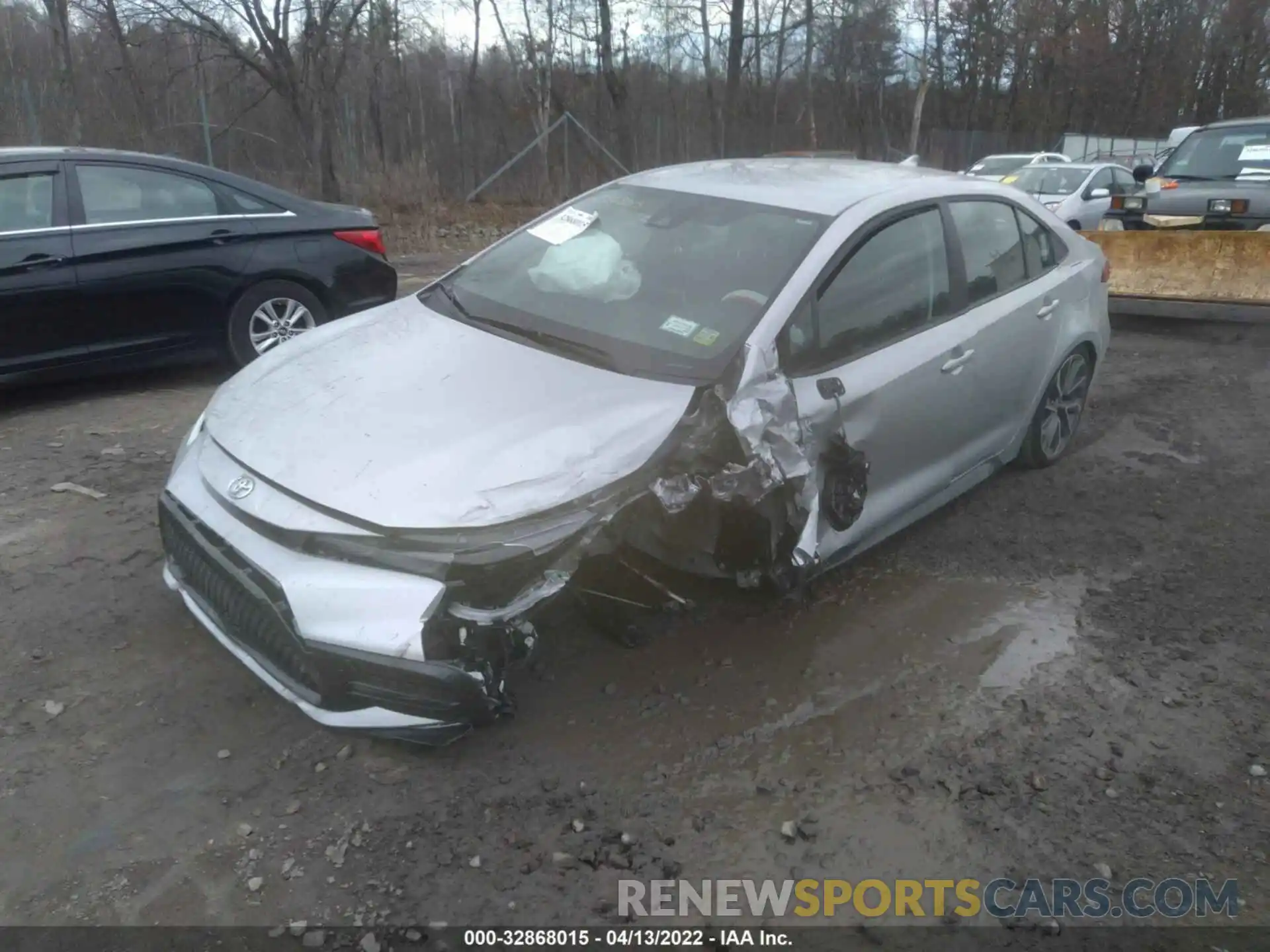 2 Photograph of a damaged car 5YFS4MCE5MP064722 TOYOTA COROLLA 2021