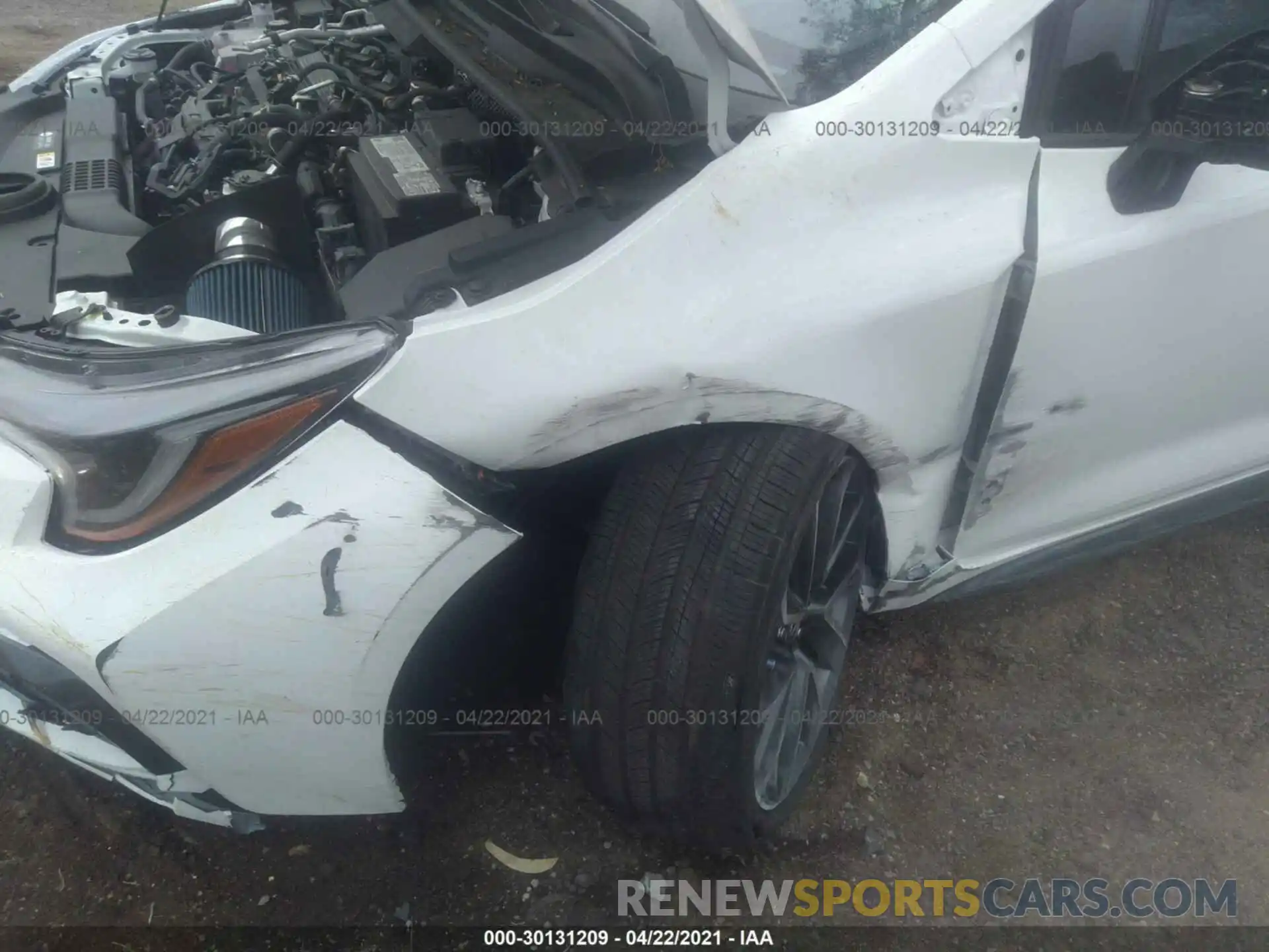 6 Photograph of a damaged car 5YFS4MCE5MP066955 TOYOTA COROLLA 2021