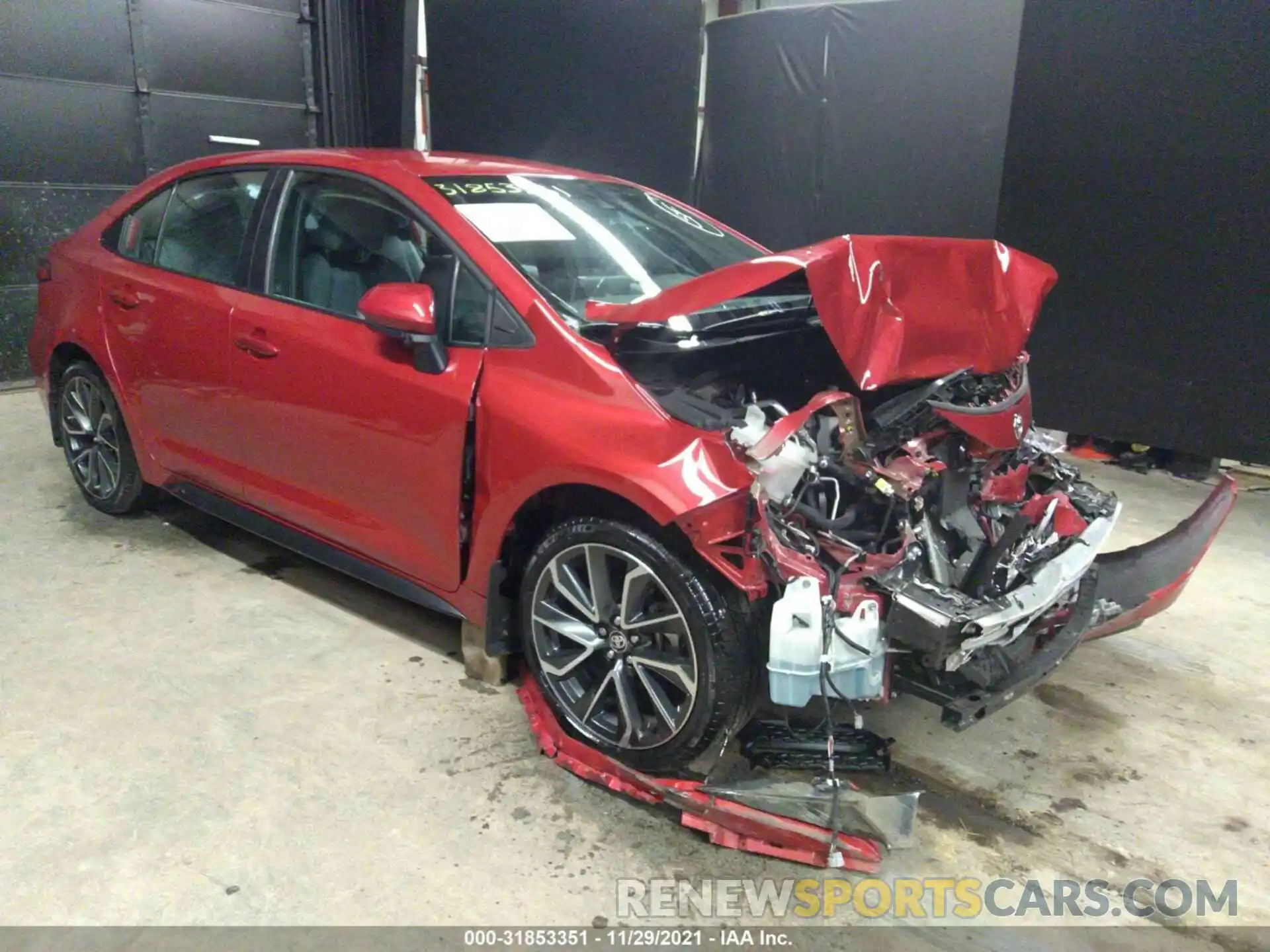 1 Photograph of a damaged car 5YFS4MCE5MP067152 TOYOTA COROLLA 2021