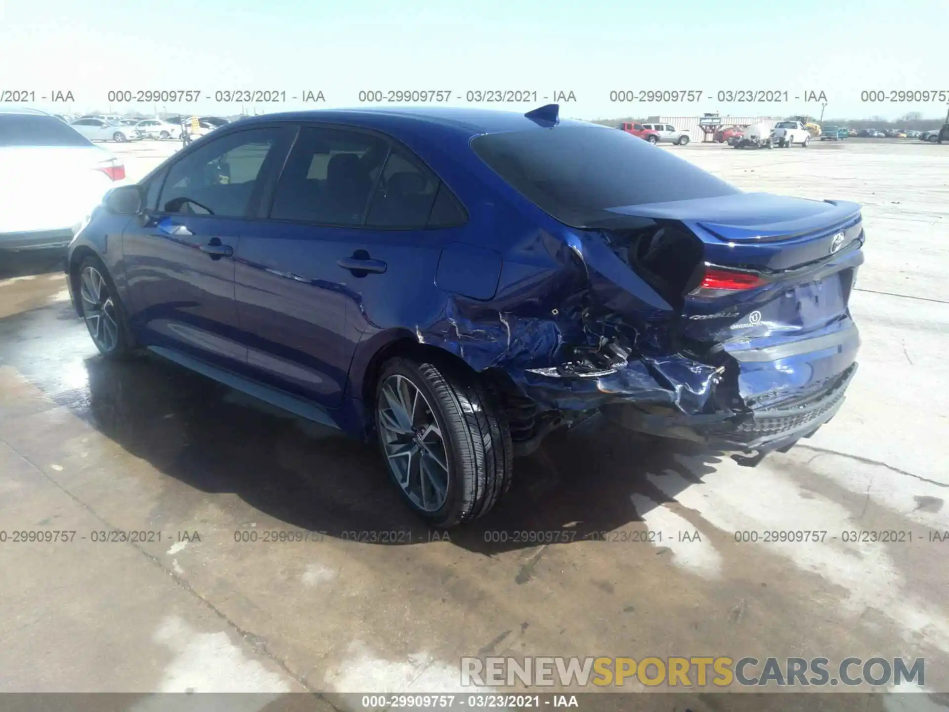 3 Photograph of a damaged car 5YFS4MCE5MP067233 TOYOTA COROLLA 2021