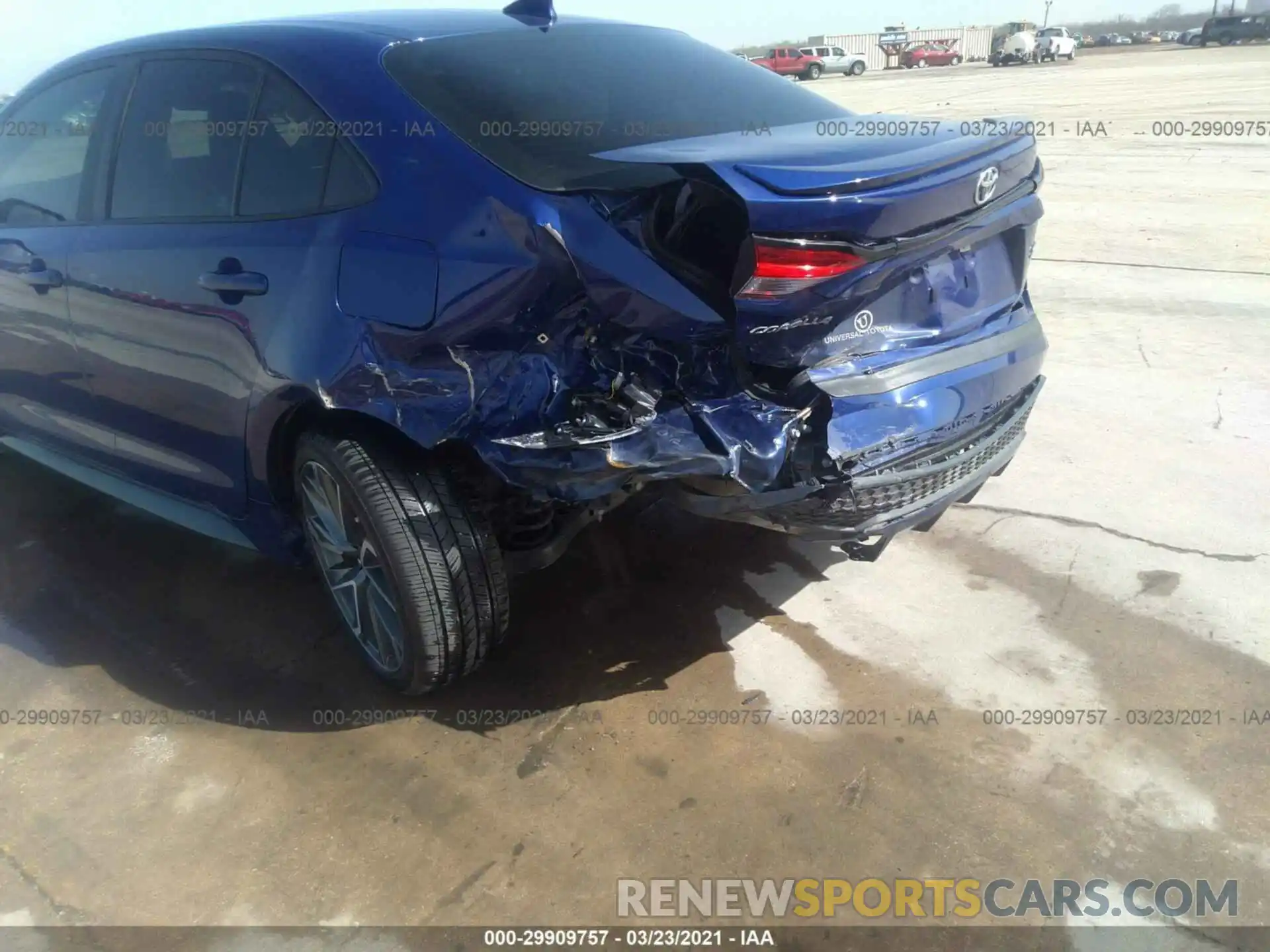 6 Photograph of a damaged car 5YFS4MCE5MP067233 TOYOTA COROLLA 2021