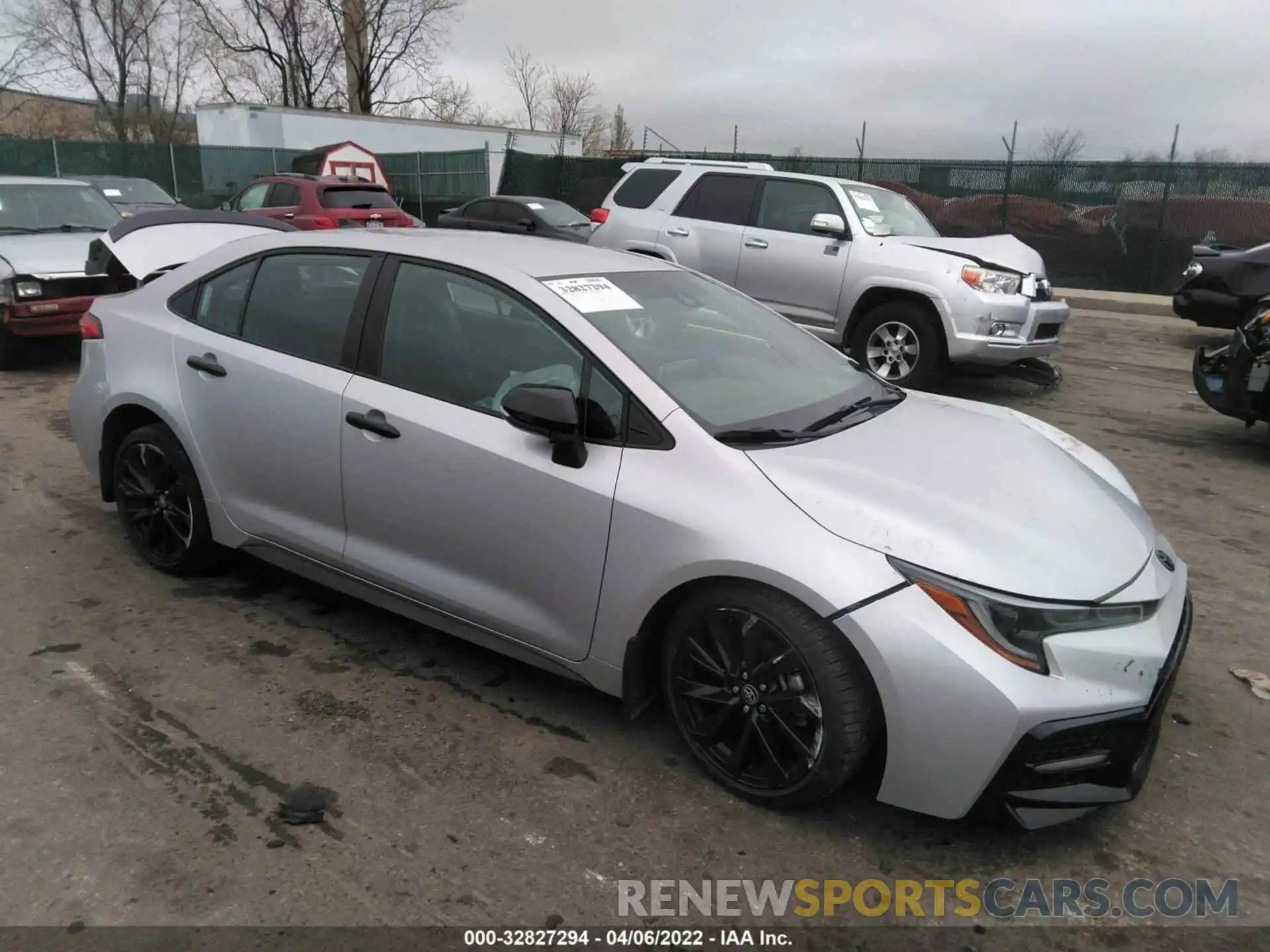 1 Photograph of a damaged car 5YFS4MCE5MP067426 TOYOTA COROLLA 2021