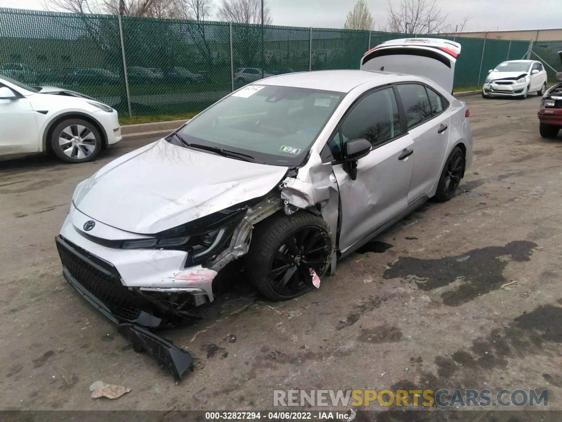 2 Photograph of a damaged car 5YFS4MCE5MP067426 TOYOTA COROLLA 2021