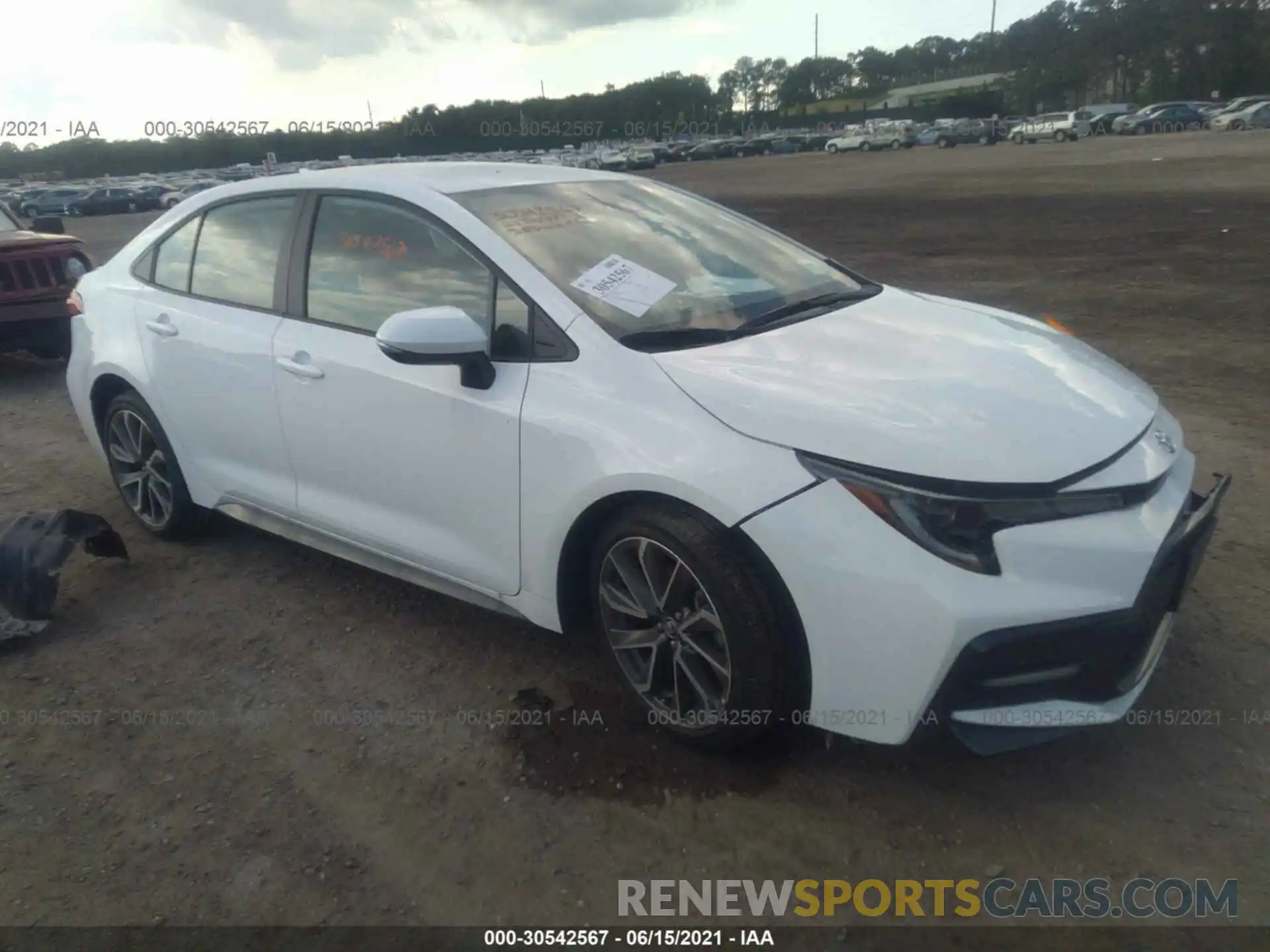 1 Photograph of a damaged car 5YFS4MCE5MP068026 TOYOTA COROLLA 2021