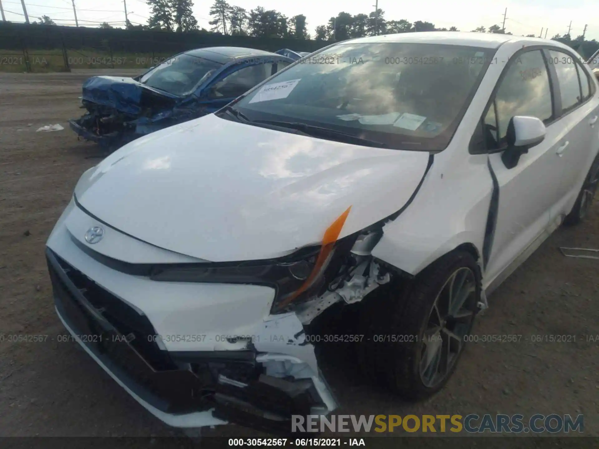 6 Photograph of a damaged car 5YFS4MCE5MP068026 TOYOTA COROLLA 2021