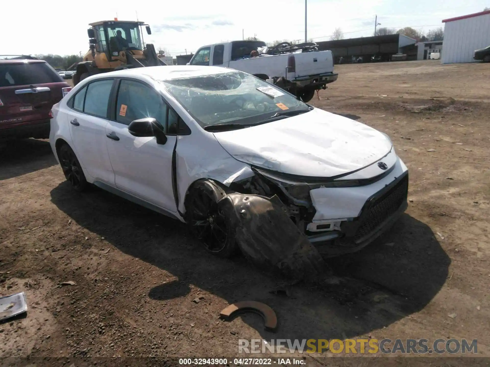 1 Photograph of a damaged car 5YFS4MCE5MP068267 TOYOTA COROLLA 2021