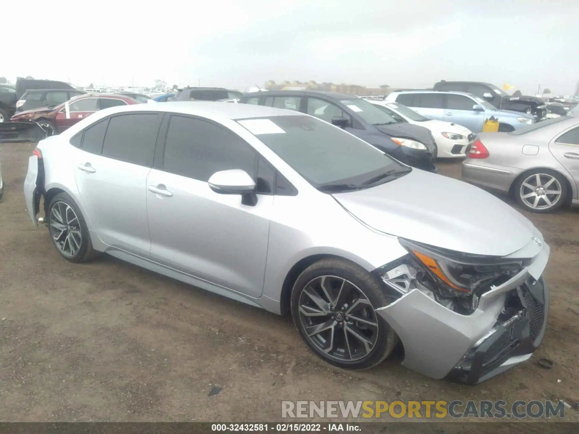 1 Photograph of a damaged car 5YFS4MCE5MP068642 TOYOTA COROLLA 2021