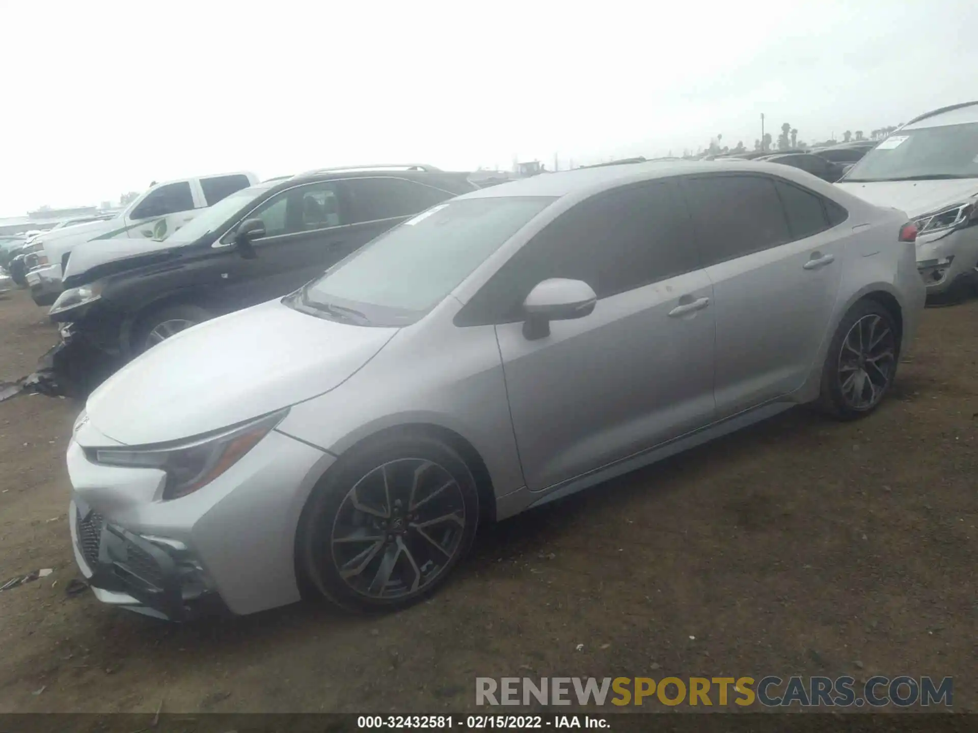 2 Photograph of a damaged car 5YFS4MCE5MP068642 TOYOTA COROLLA 2021