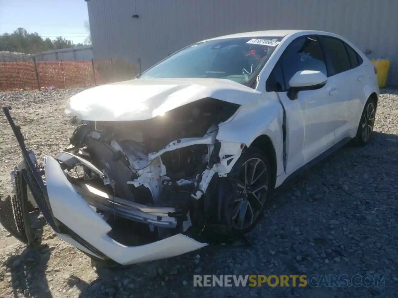 2 Photograph of a damaged car 5YFS4MCE5MP069340 TOYOTA COROLLA 2021