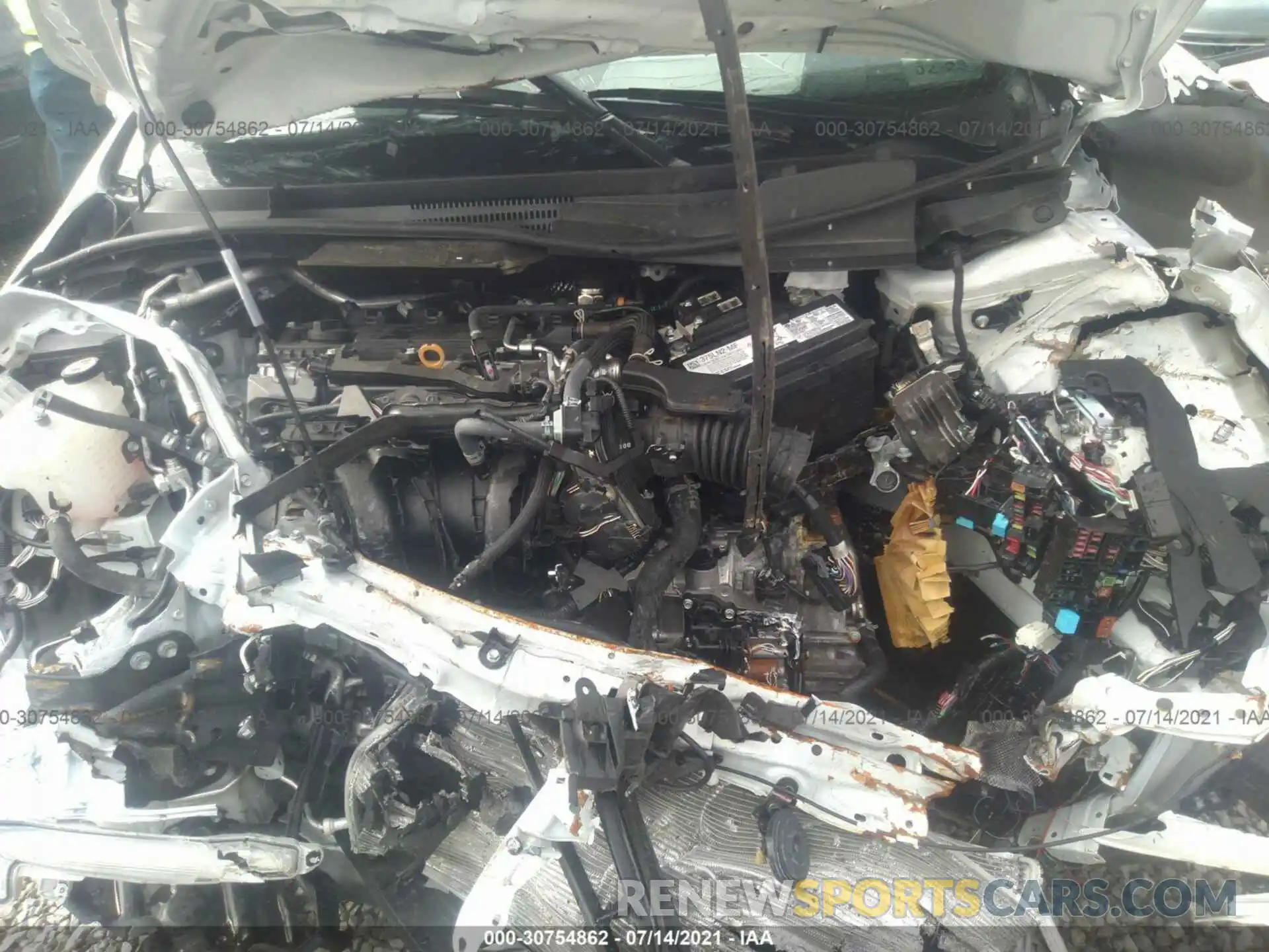 10 Фотография поврежденного автомобиля 5YFS4MCE5MP069385 TOYOTA COROLLA 2021