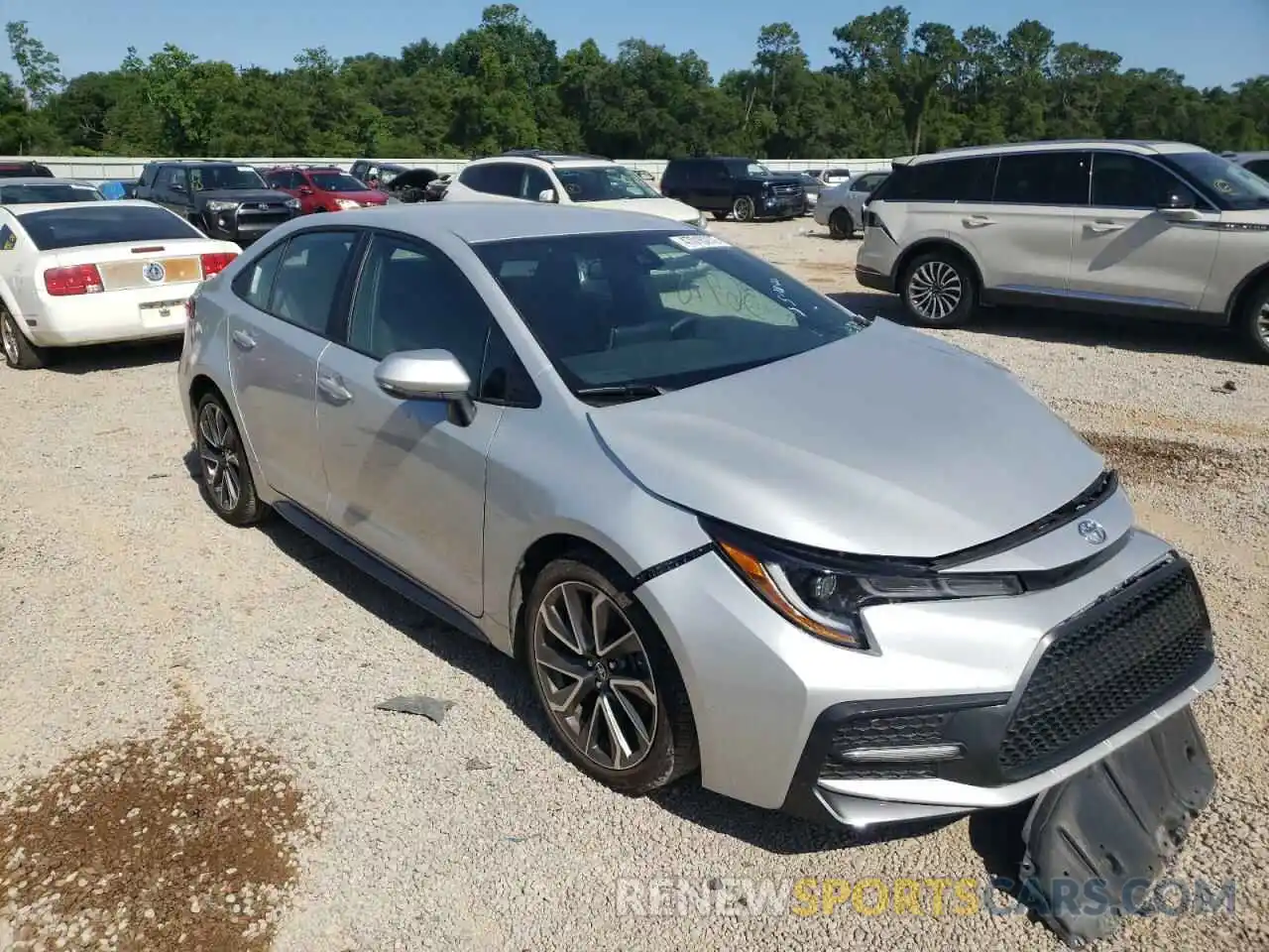 1 Photograph of a damaged car 5YFS4MCE5MP070228 TOYOTA COROLLA 2021