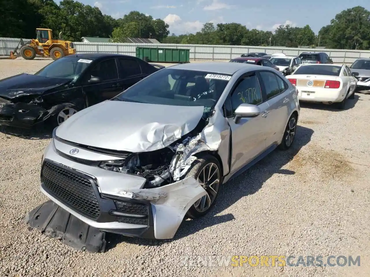 2 Photograph of a damaged car 5YFS4MCE5MP070228 TOYOTA COROLLA 2021