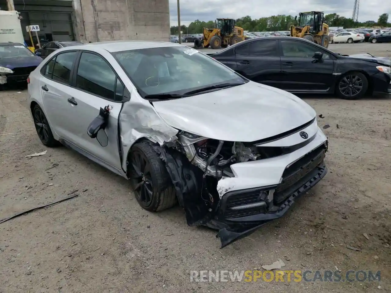 1 Photograph of a damaged car 5YFS4MCE5MP070441 TOYOTA COROLLA 2021