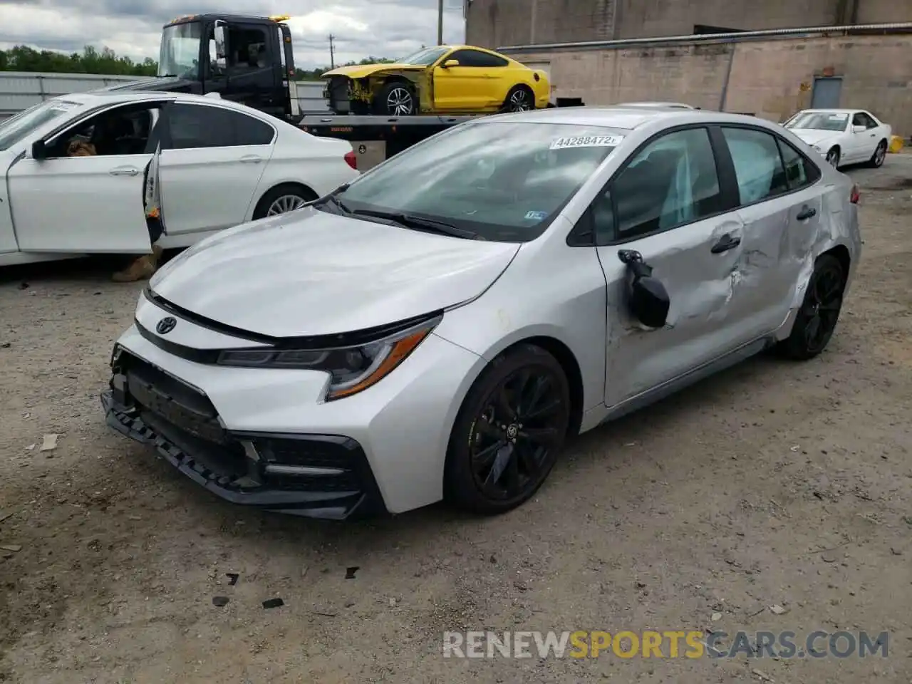 2 Photograph of a damaged car 5YFS4MCE5MP070441 TOYOTA COROLLA 2021