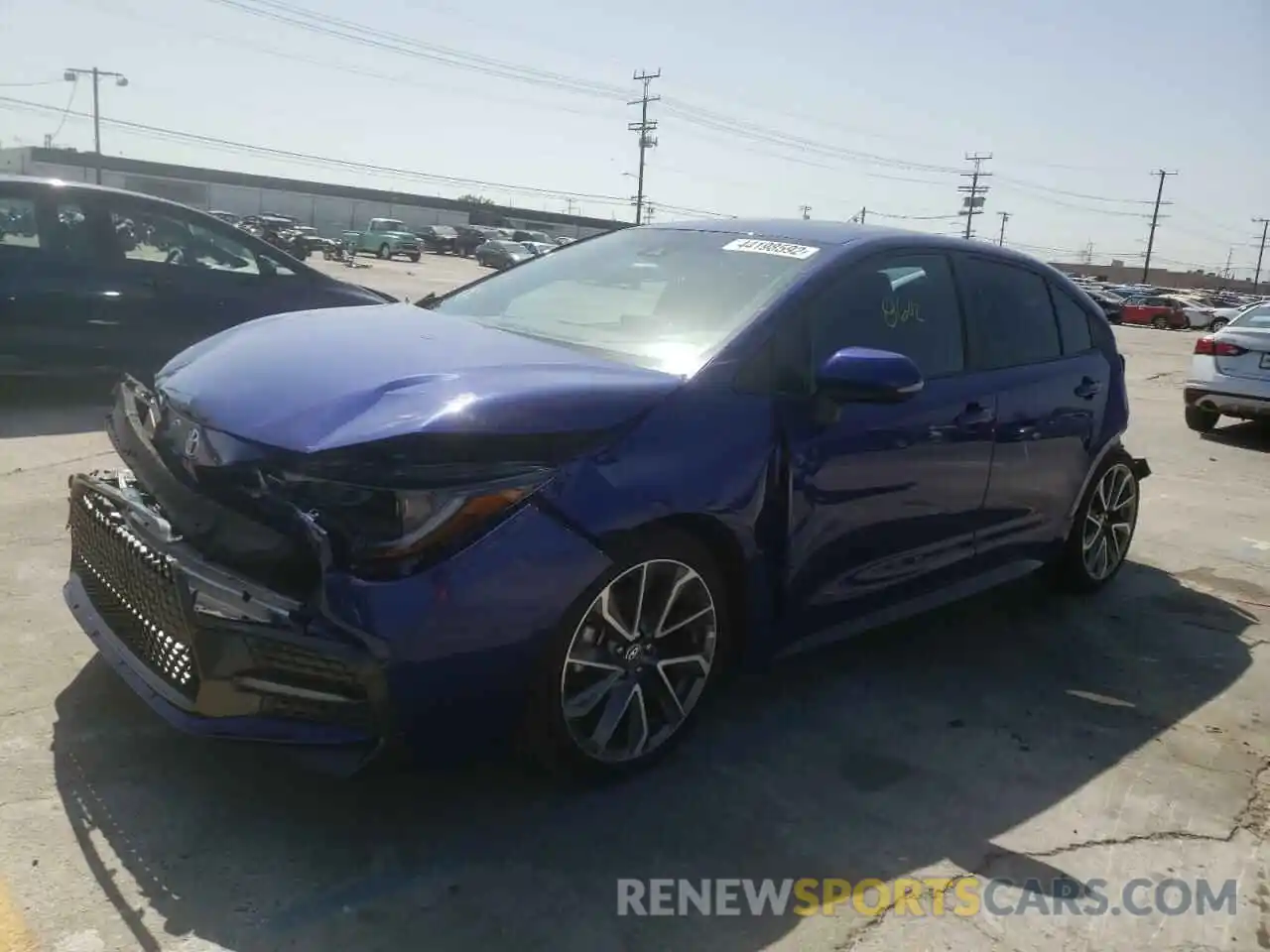 2 Photograph of a damaged car 5YFS4MCE5MP071105 TOYOTA COROLLA 2021