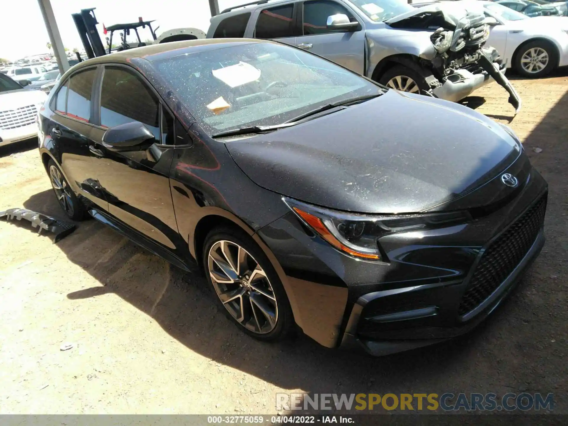 1 Photograph of a damaged car 5YFS4MCE5MP071301 TOYOTA COROLLA 2021