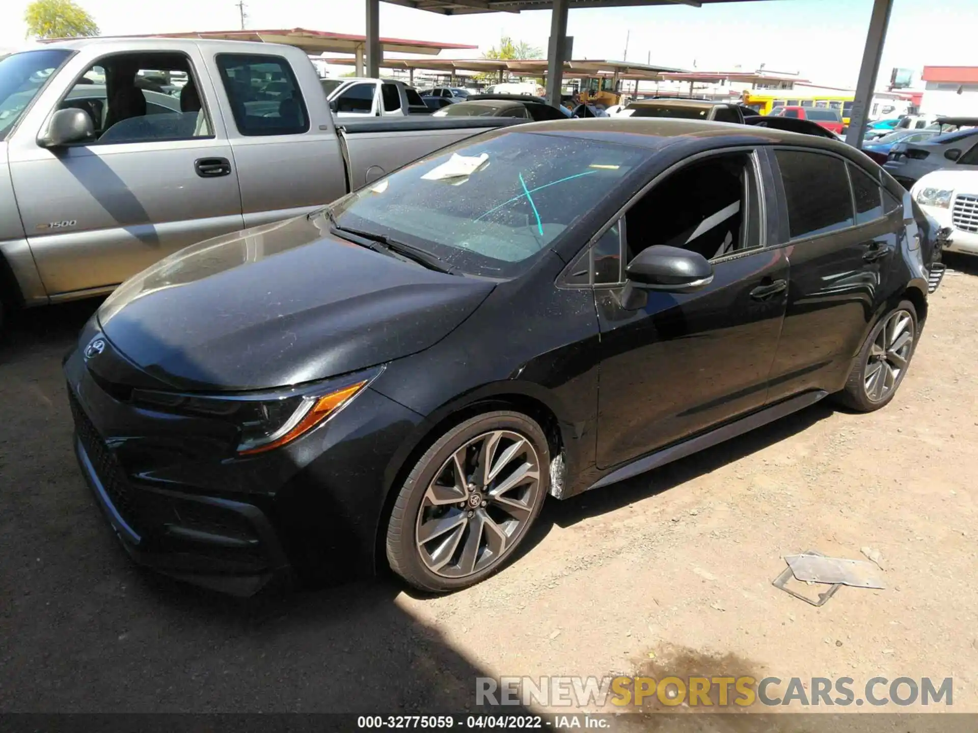 2 Photograph of a damaged car 5YFS4MCE5MP071301 TOYOTA COROLLA 2021