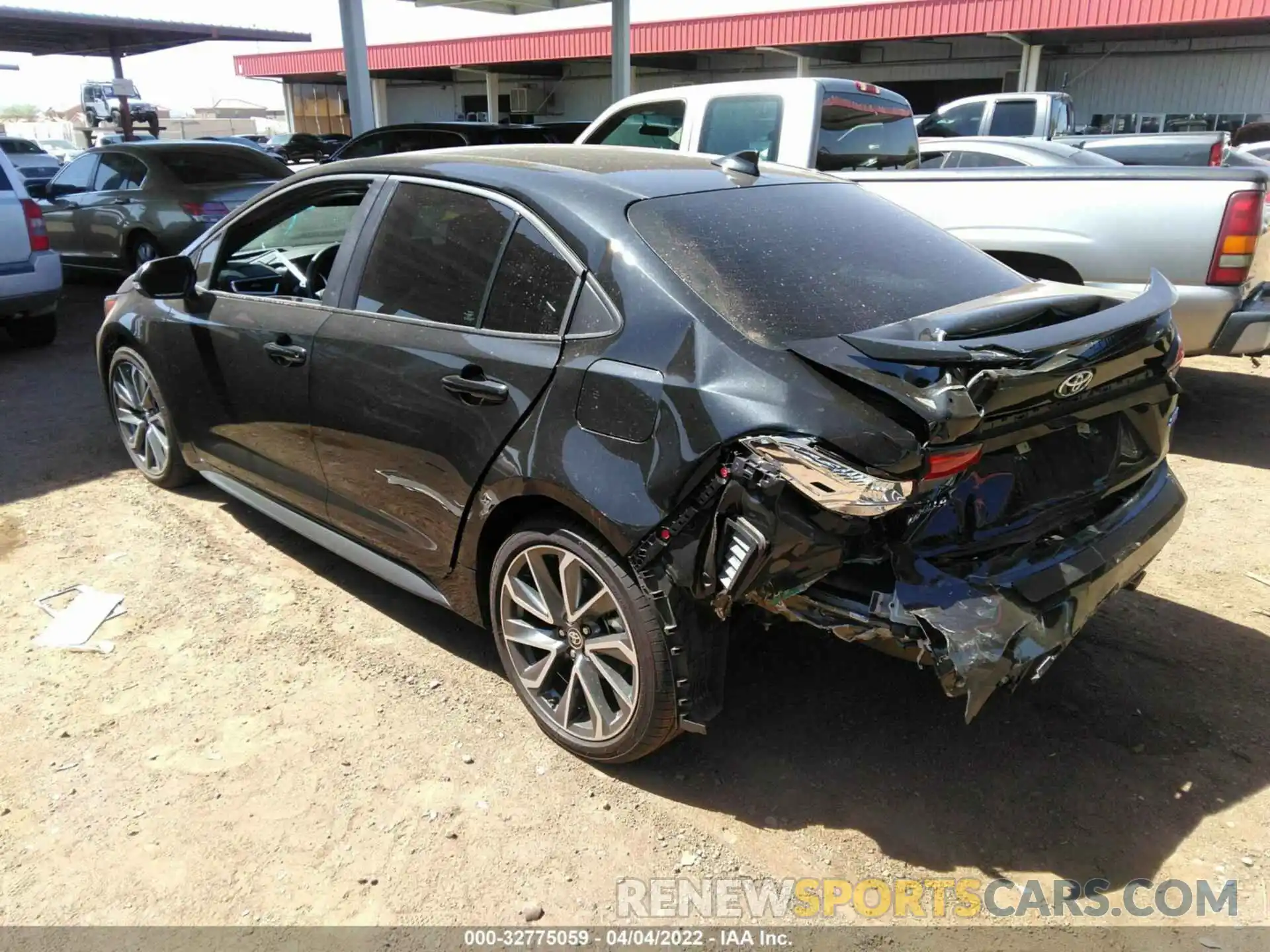 3 Photograph of a damaged car 5YFS4MCE5MP071301 TOYOTA COROLLA 2021