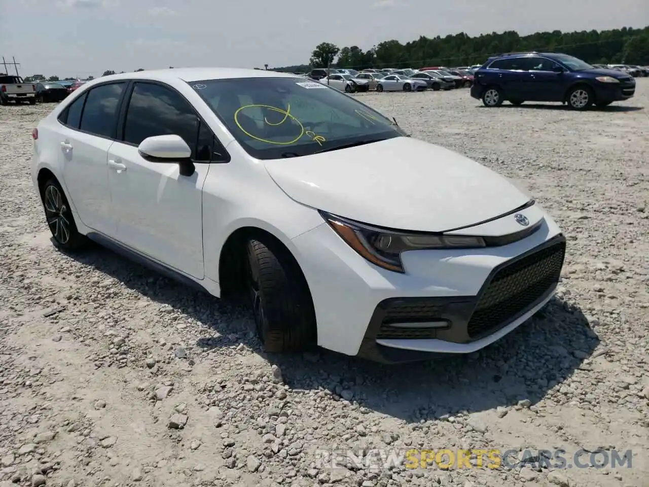 1 Photograph of a damaged car 5YFS4MCE5MP072254 TOYOTA COROLLA 2021