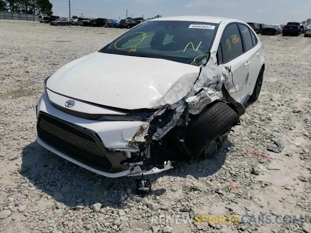 2 Photograph of a damaged car 5YFS4MCE5MP072254 TOYOTA COROLLA 2021