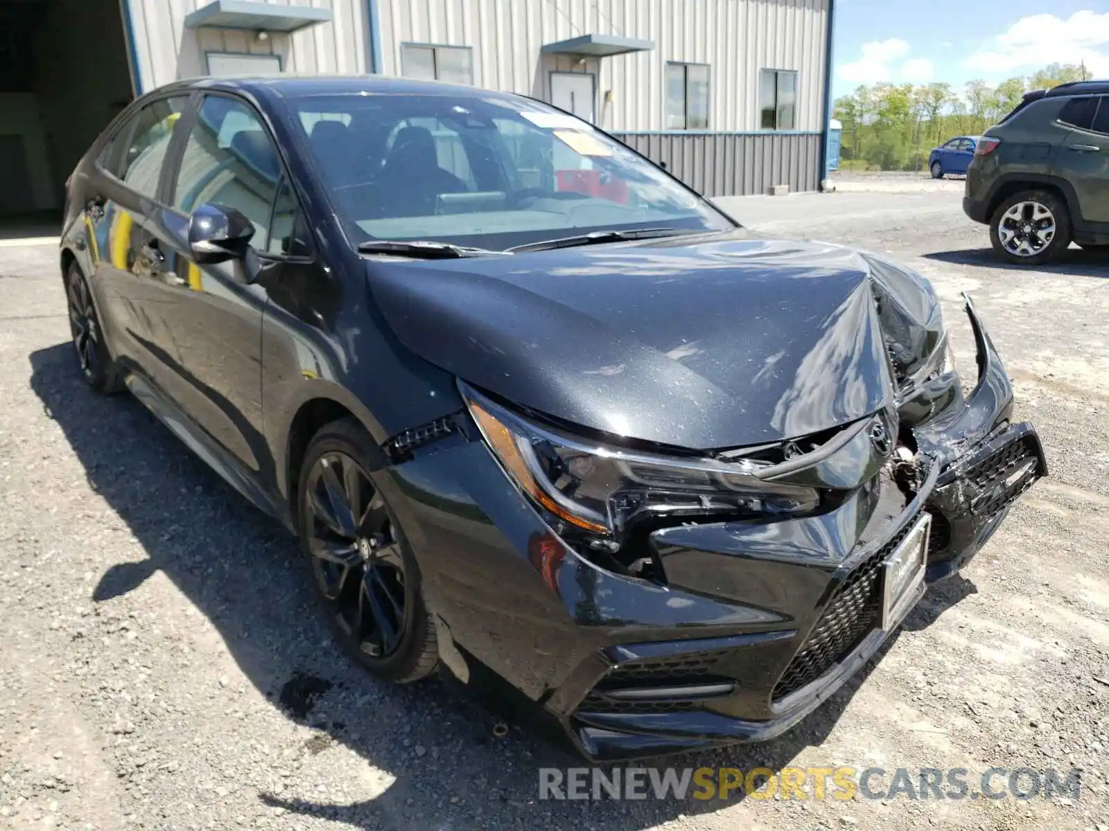 1 Photograph of a damaged car 5YFS4MCE5MP072612 TOYOTA COROLLA 2021