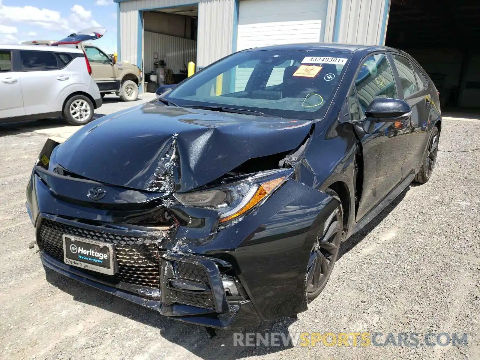 2 Photograph of a damaged car 5YFS4MCE5MP072612 TOYOTA COROLLA 2021