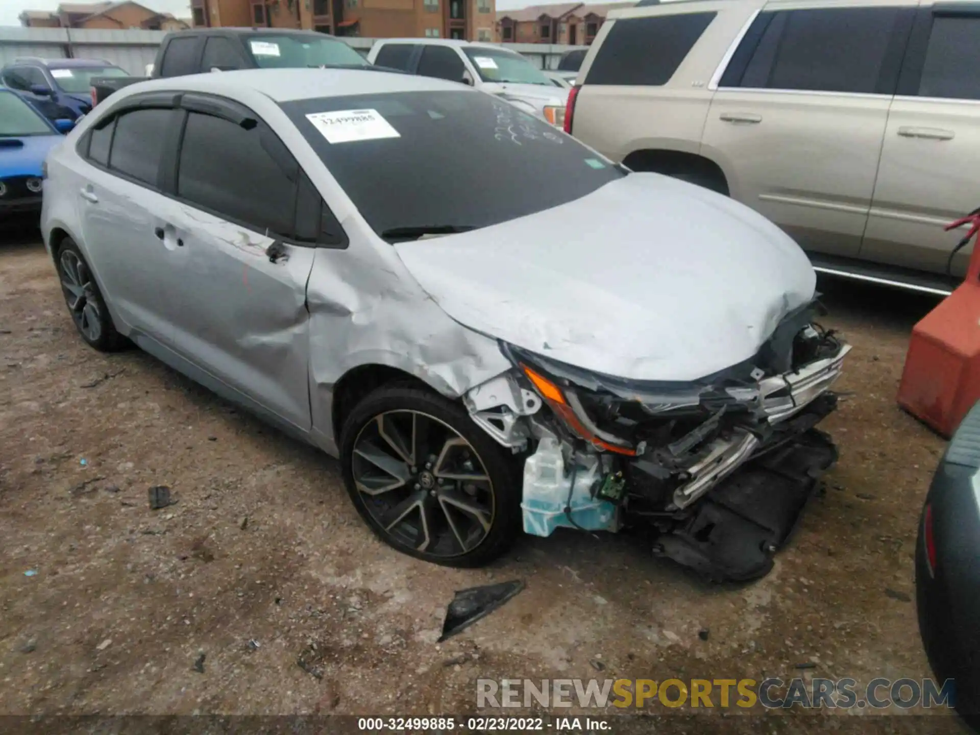 1 Photograph of a damaged car 5YFS4MCE5MP073565 TOYOTA COROLLA 2021