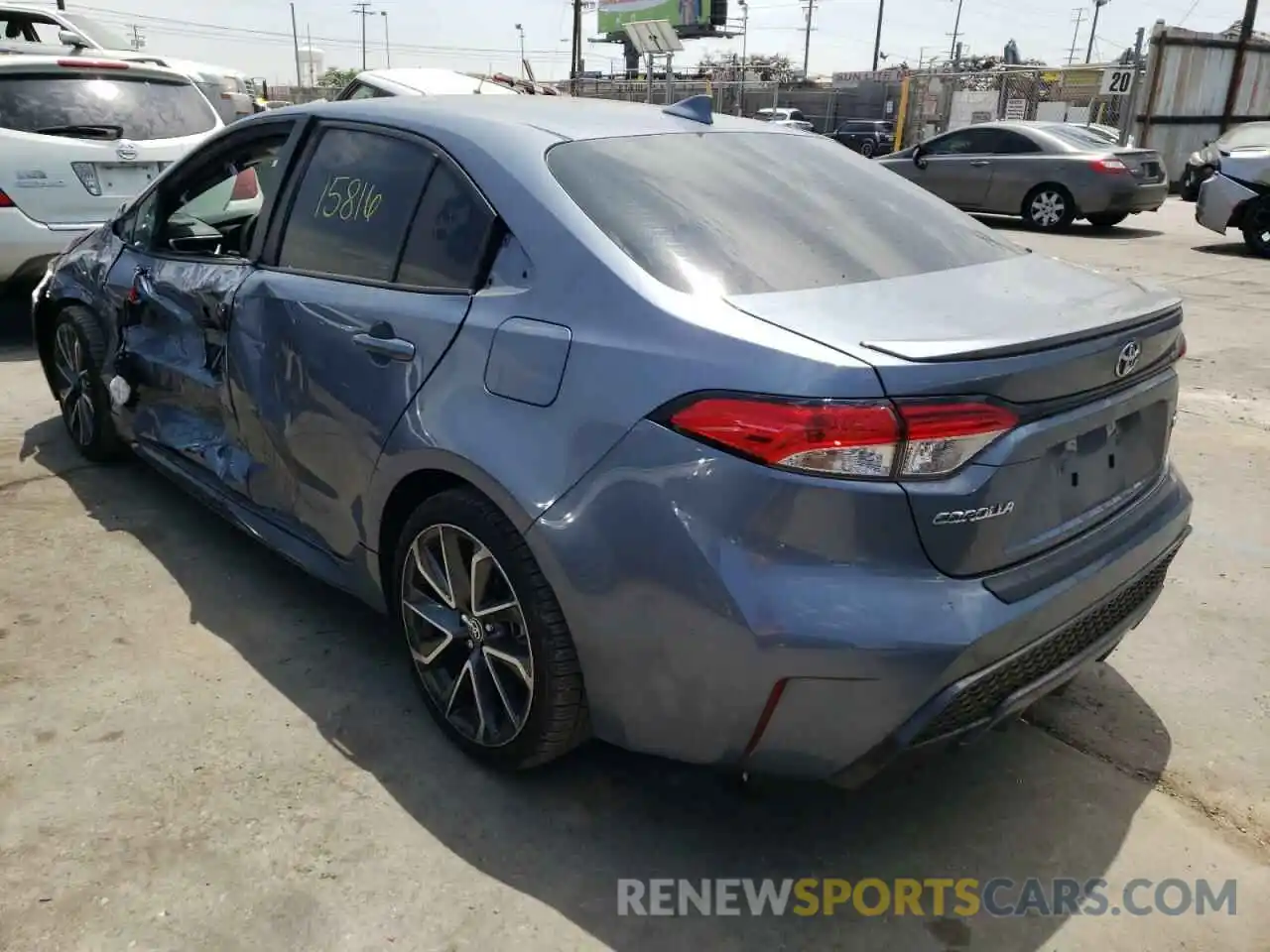 3 Photograph of a damaged car 5YFS4MCE5MP073890 TOYOTA COROLLA 2021