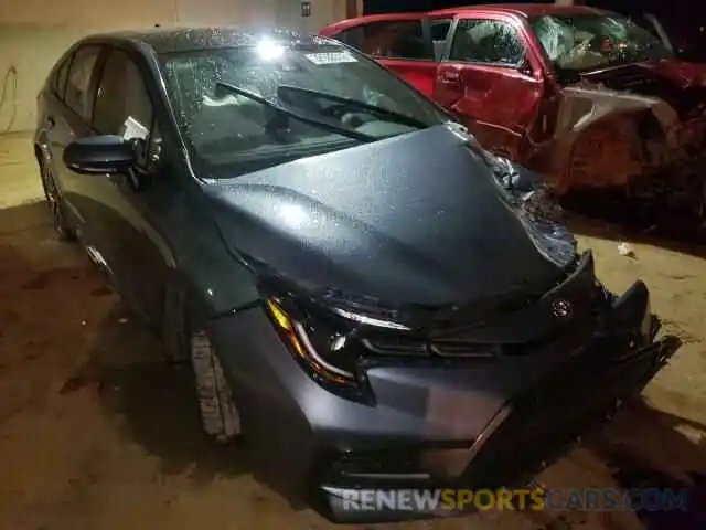 1 Photograph of a damaged car 5YFS4MCE5MP075509 TOYOTA COROLLA 2021