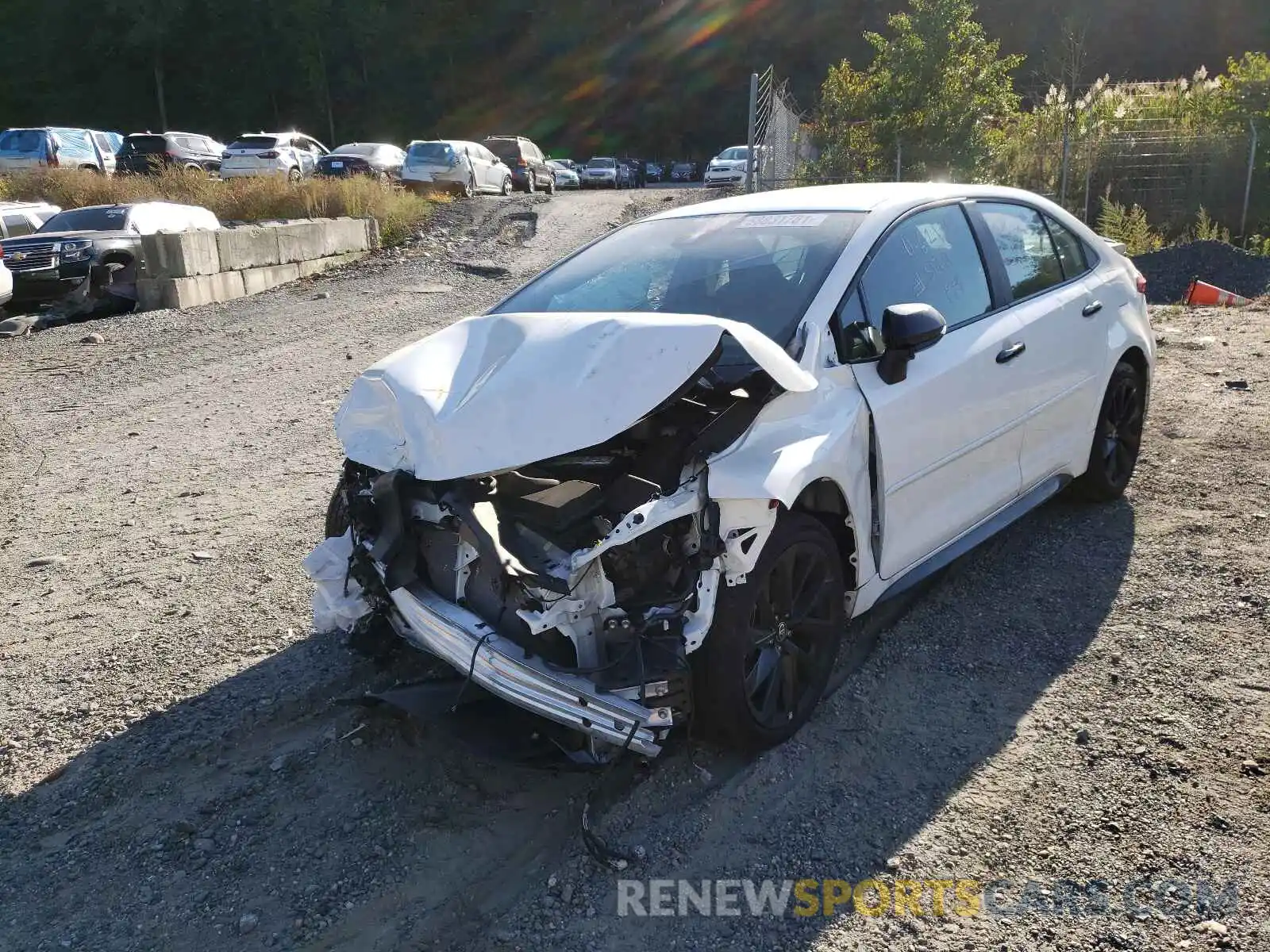 2 Photograph of a damaged car 5YFS4MCE5MP077373 TOYOTA COROLLA 2021