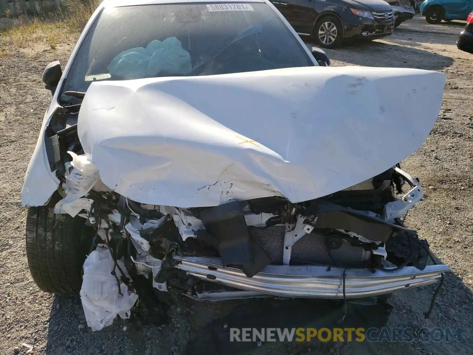 7 Photograph of a damaged car 5YFS4MCE5MP077373 TOYOTA COROLLA 2021