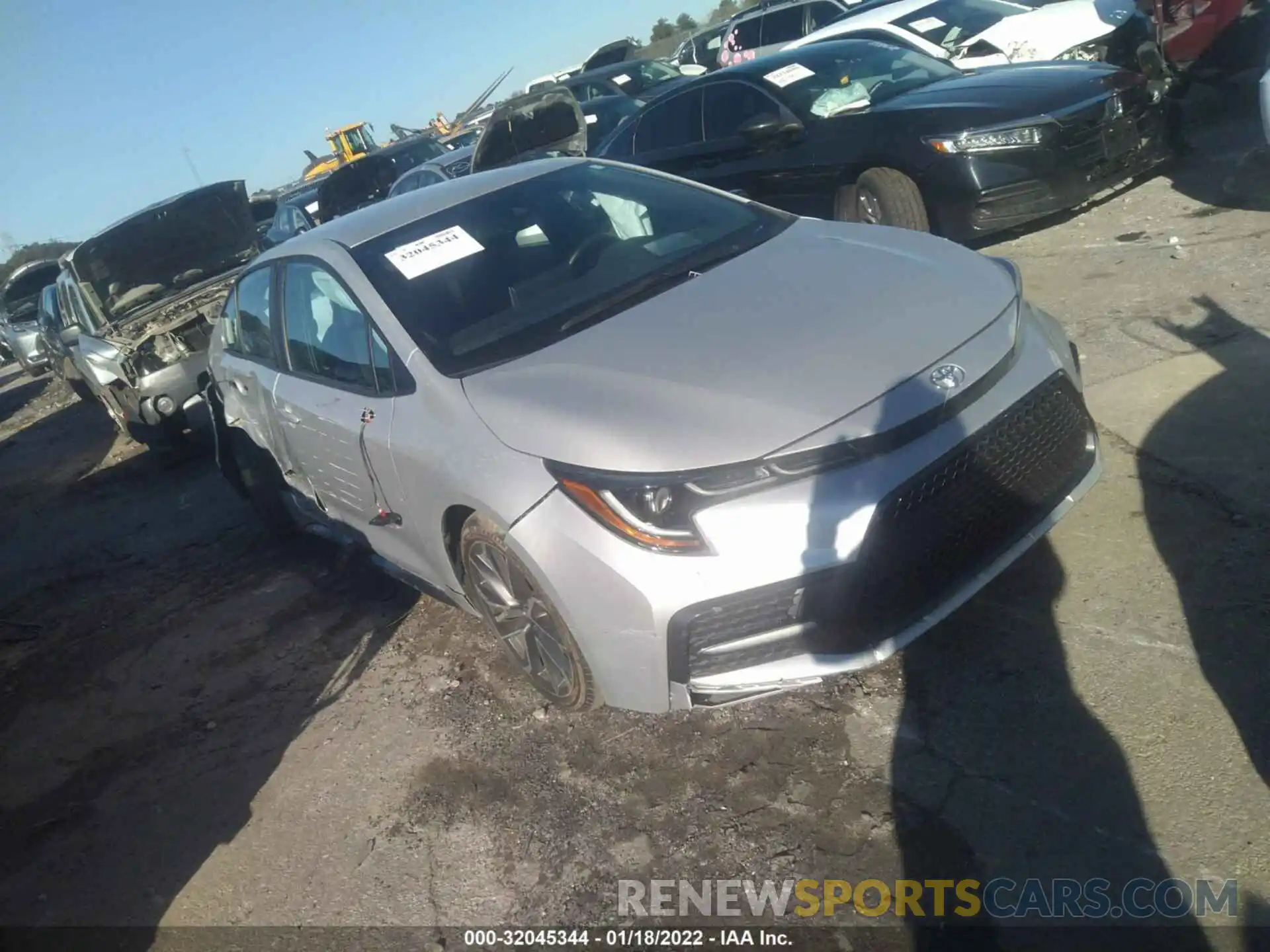 1 Photograph of a damaged car 5YFS4MCE5MP078068 TOYOTA COROLLA 2021