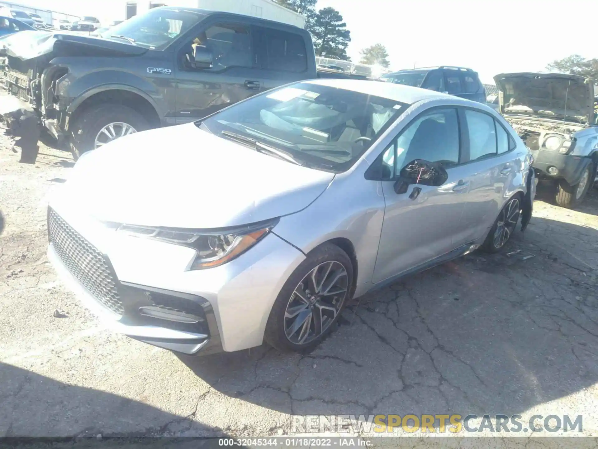 2 Photograph of a damaged car 5YFS4MCE5MP078068 TOYOTA COROLLA 2021