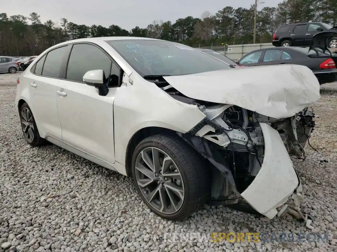 1 Photograph of a damaged car 5YFS4MCE5MP078278 TOYOTA COROLLA 2021