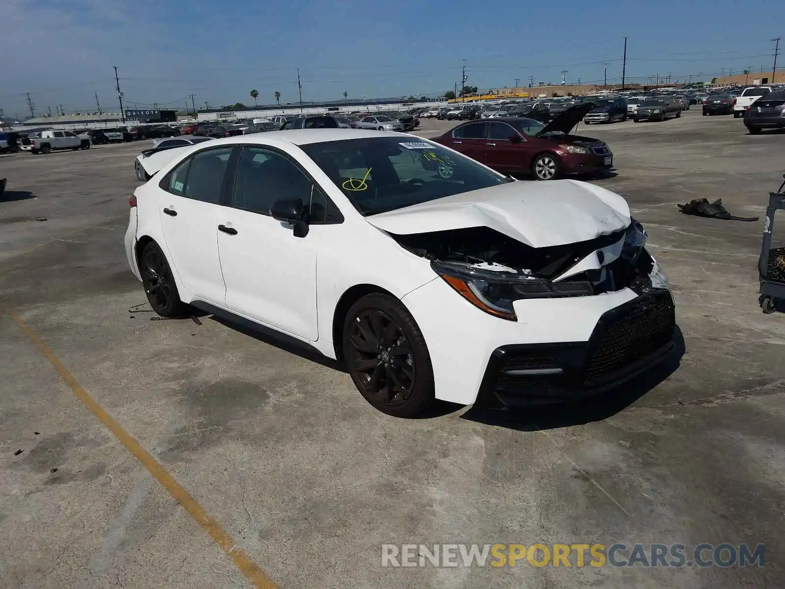 1 Photograph of a damaged car 5YFS4MCE5MP078992 TOYOTA COROLLA 2021