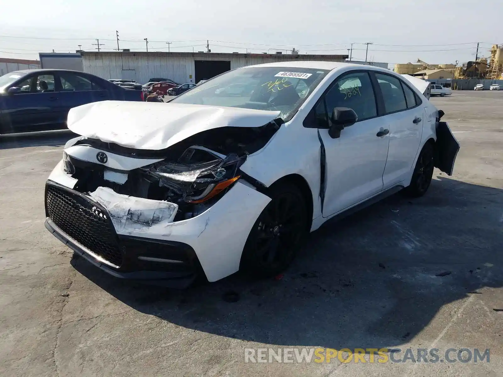 2 Photograph of a damaged car 5YFS4MCE5MP078992 TOYOTA COROLLA 2021