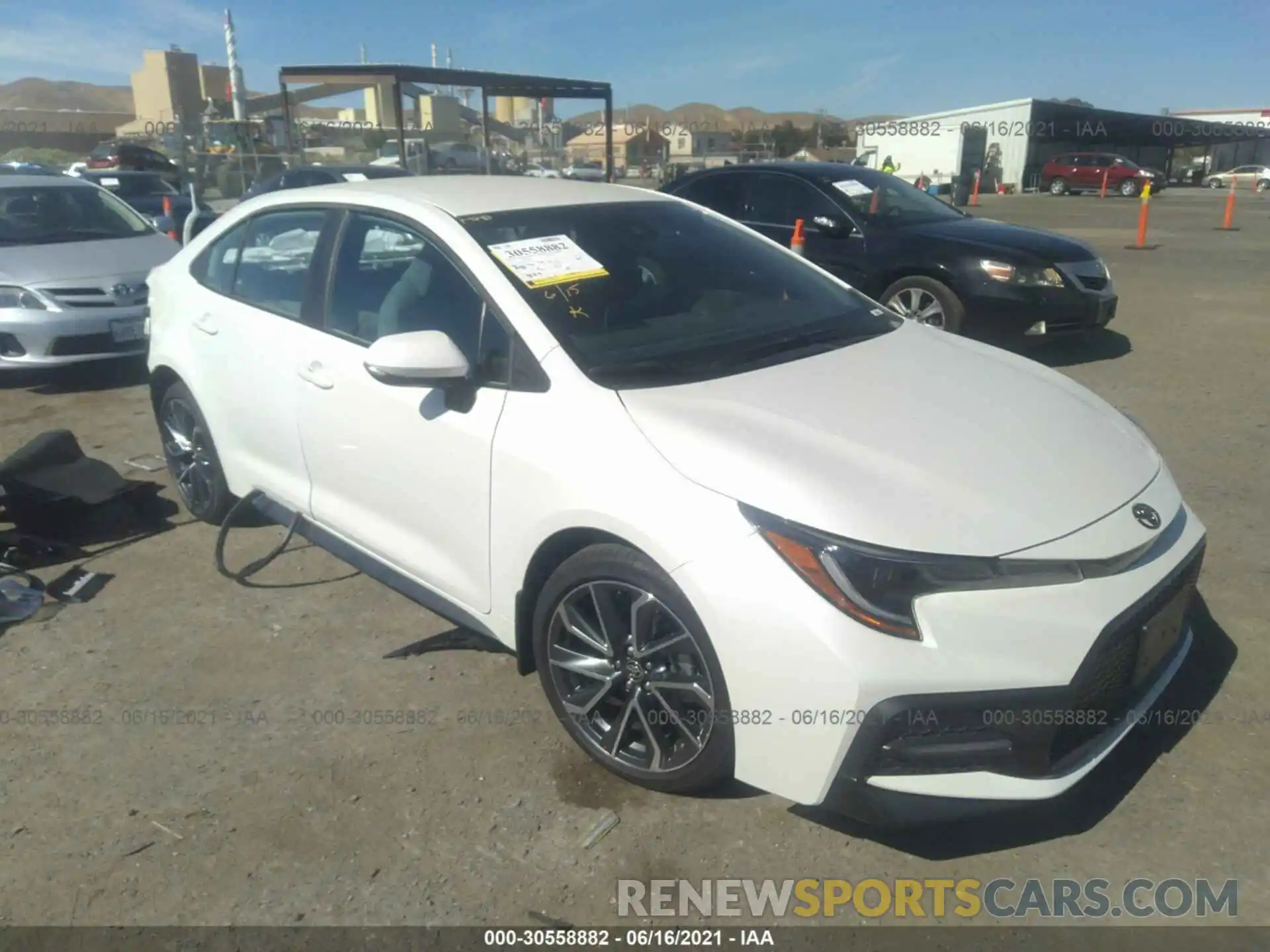 1 Photograph of a damaged car 5YFS4MCE5MP080564 TOYOTA COROLLA 2021