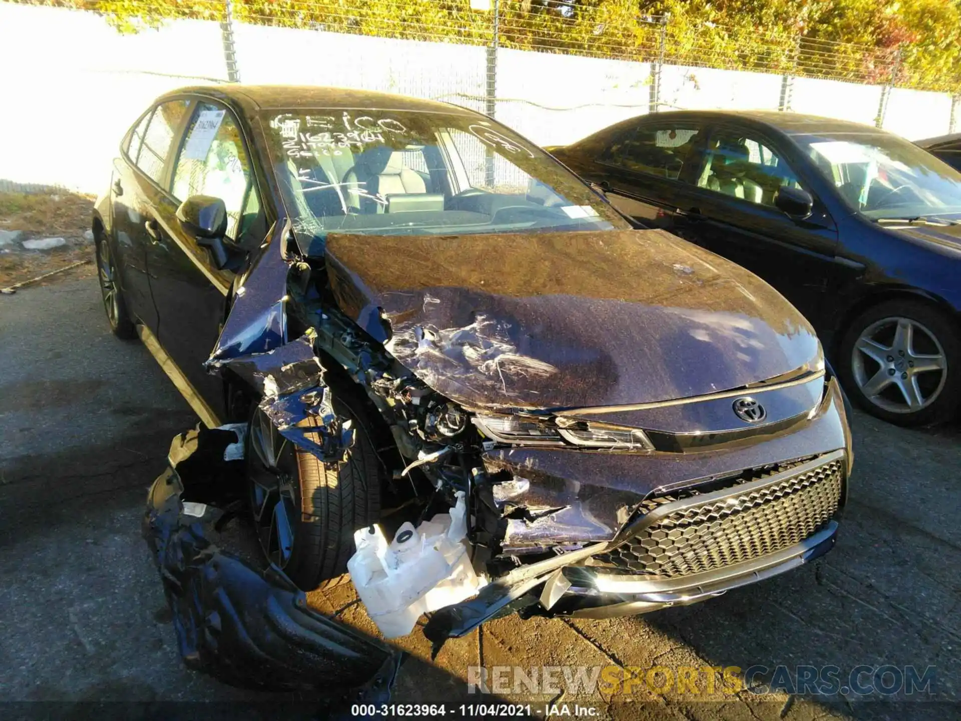 6 Photograph of a damaged car 5YFS4MCE5MP081133 TOYOTA COROLLA 2021