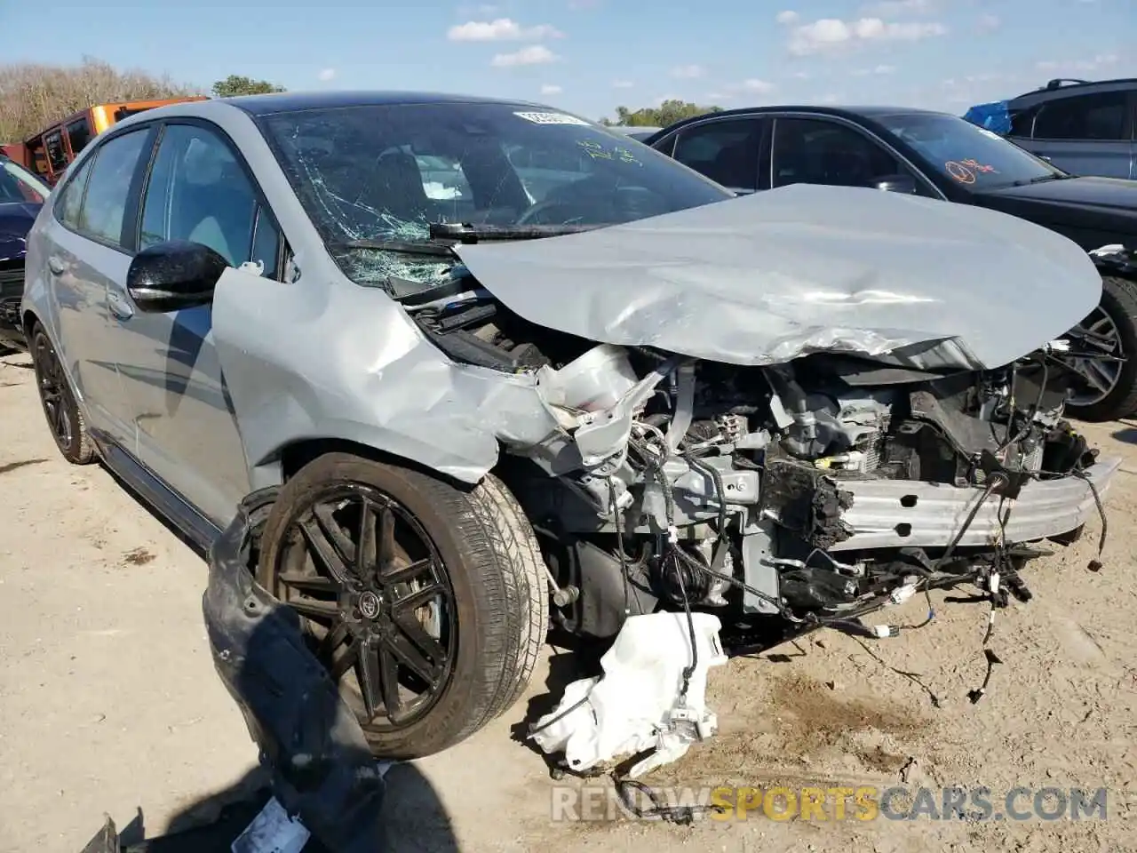 1 Photograph of a damaged car 5YFS4MCE5MP082153 TOYOTA COROLLA 2021