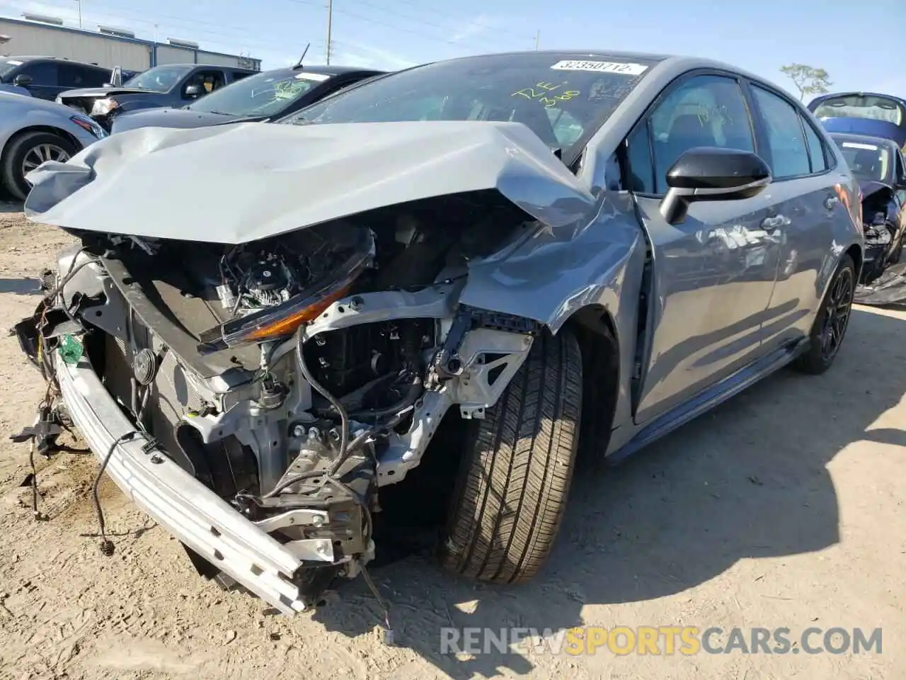 2 Photograph of a damaged car 5YFS4MCE5MP082153 TOYOTA COROLLA 2021