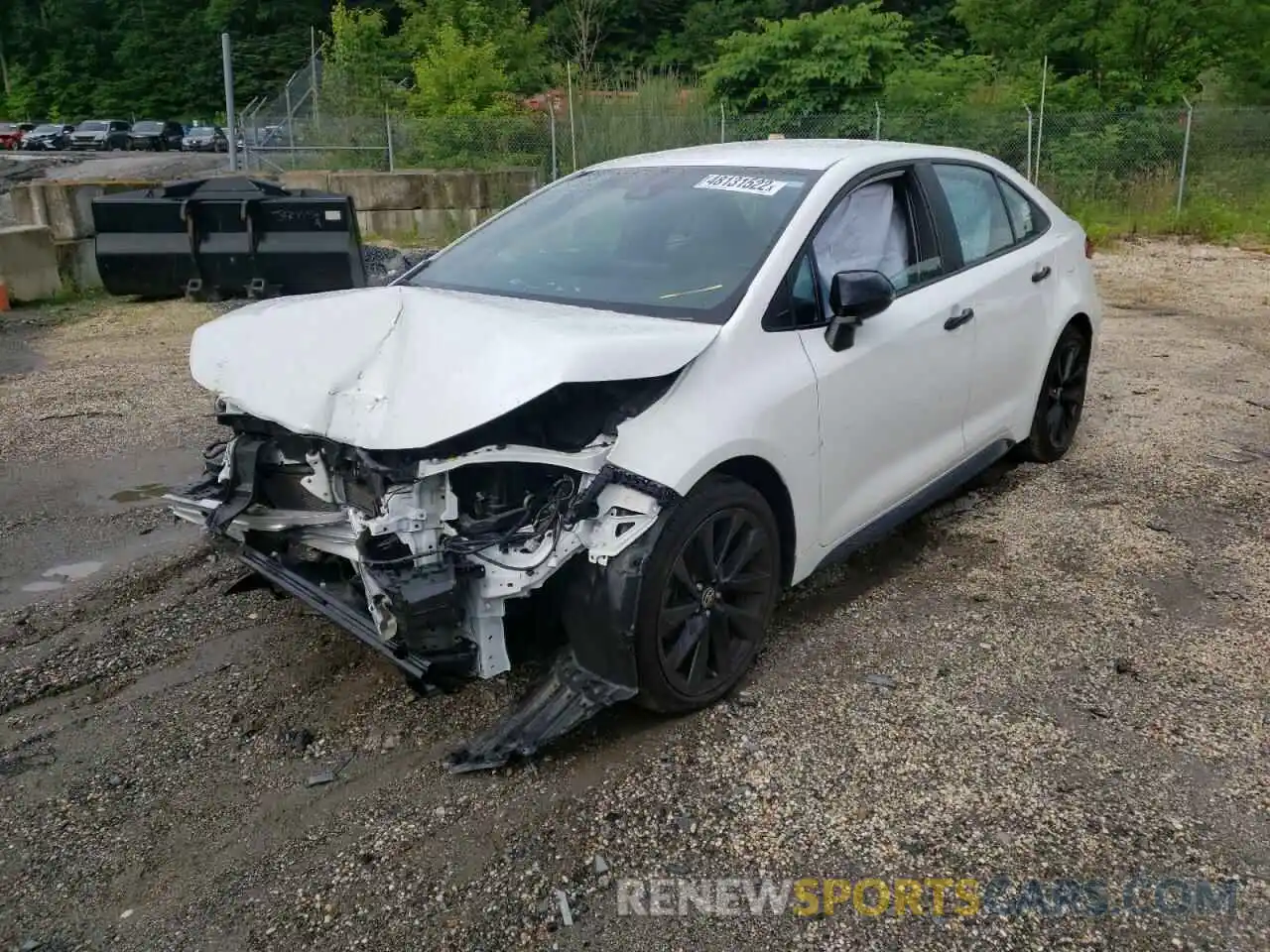 2 Photograph of a damaged car 5YFS4MCE5MP084114 TOYOTA COROLLA 2021