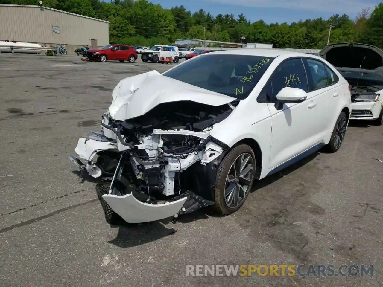 2 Photograph of a damaged car 5YFS4MCE5MP087711 TOYOTA COROLLA 2021