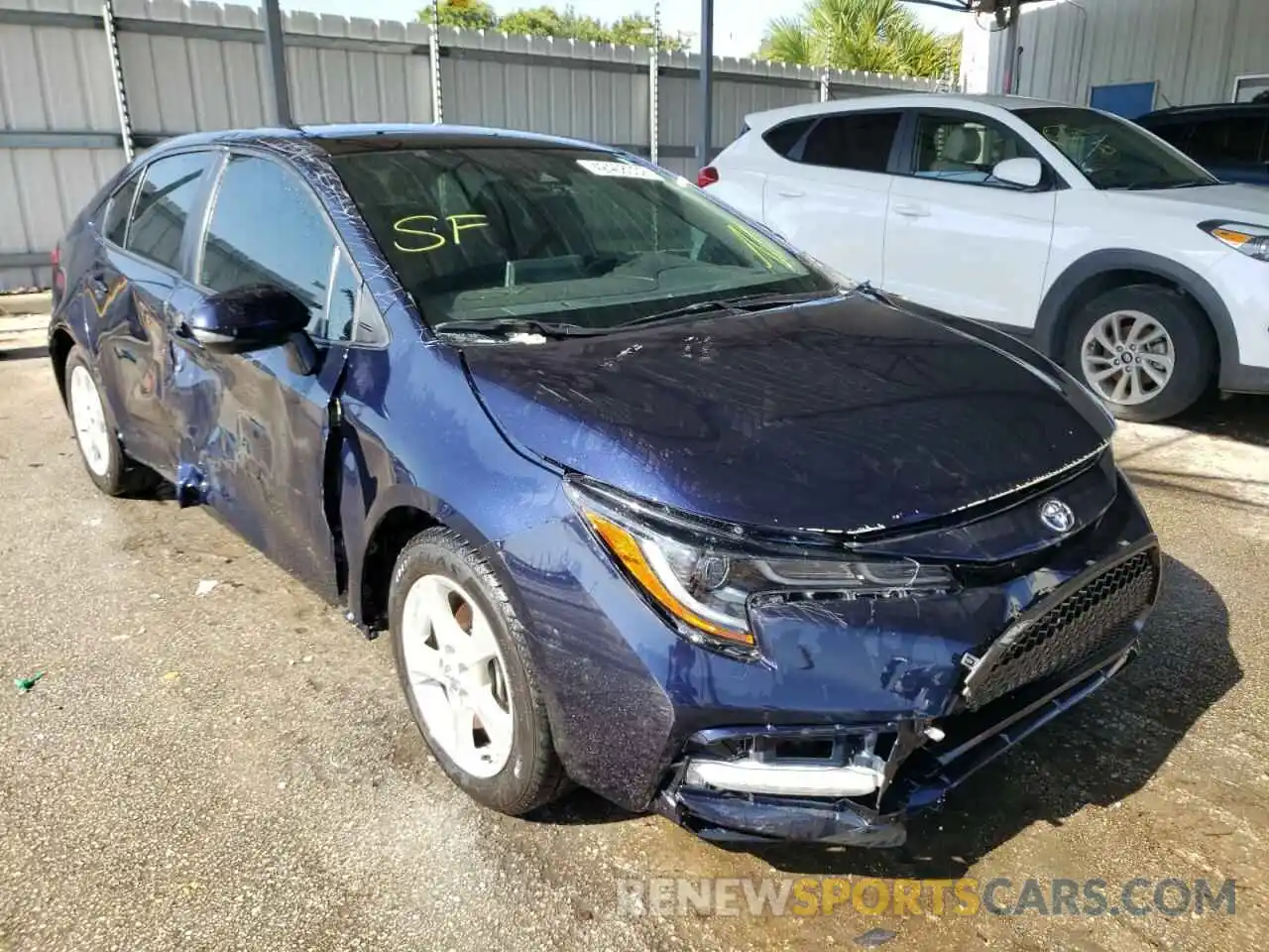 1 Photograph of a damaged car 5YFS4MCE5MP088423 TOYOTA COROLLA 2021