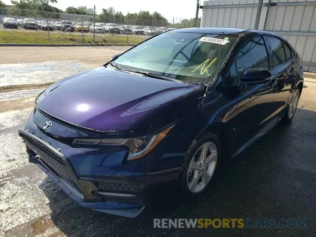 2 Photograph of a damaged car 5YFS4MCE5MP088423 TOYOTA COROLLA 2021