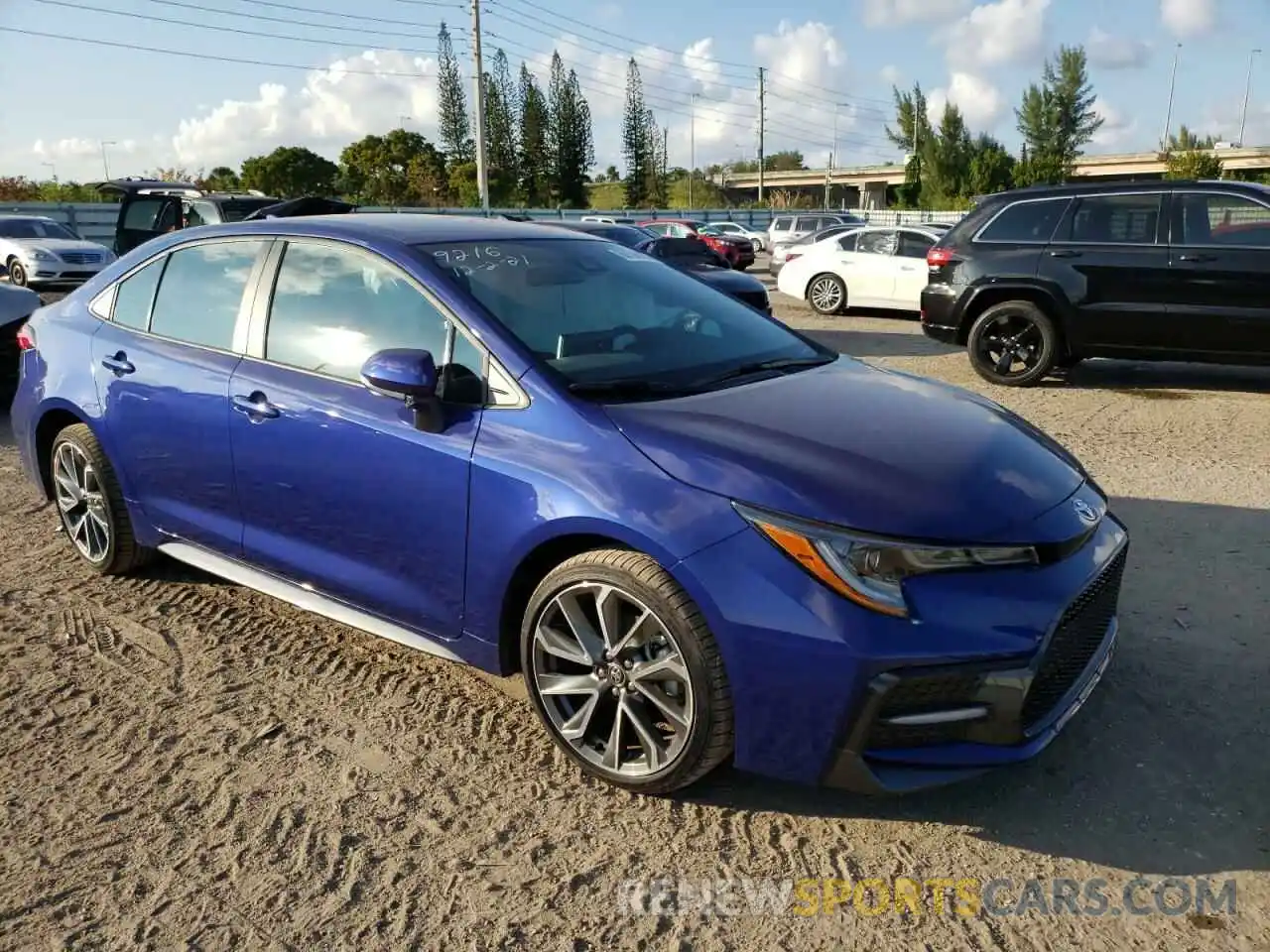 1 Photograph of a damaged car 5YFS4MCE5MP089216 TOYOTA COROLLA 2021