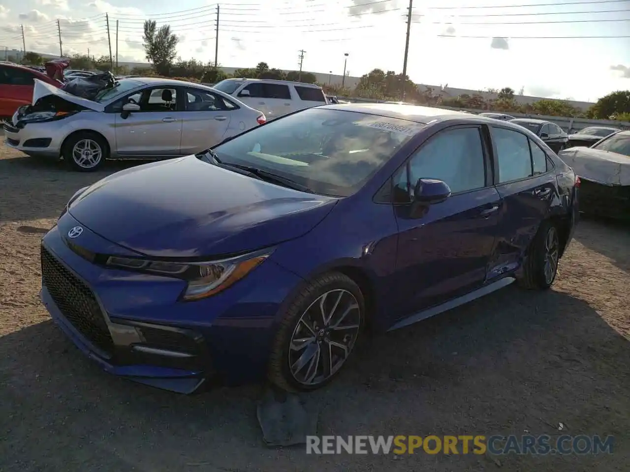 2 Photograph of a damaged car 5YFS4MCE5MP089216 TOYOTA COROLLA 2021